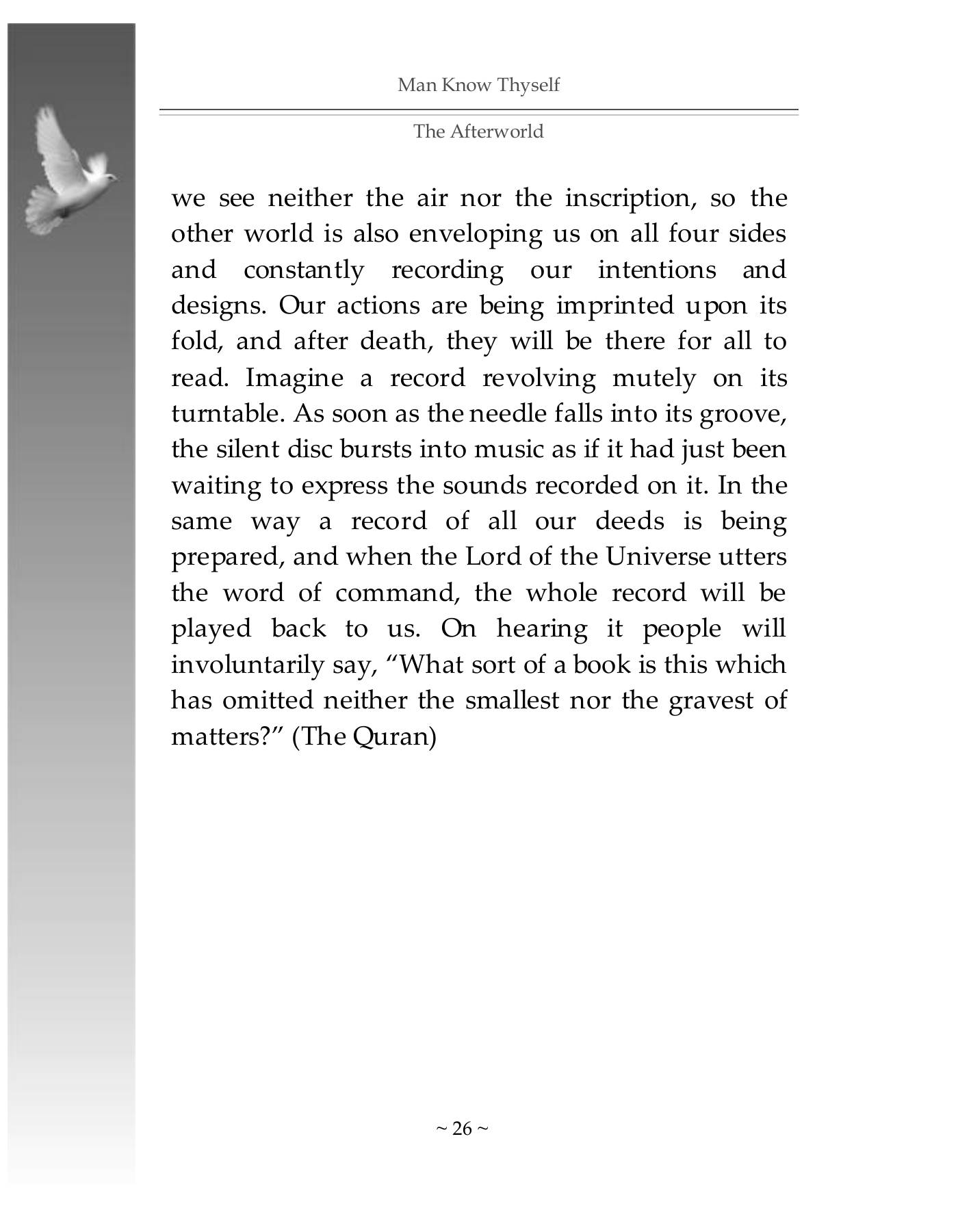 The printed page
