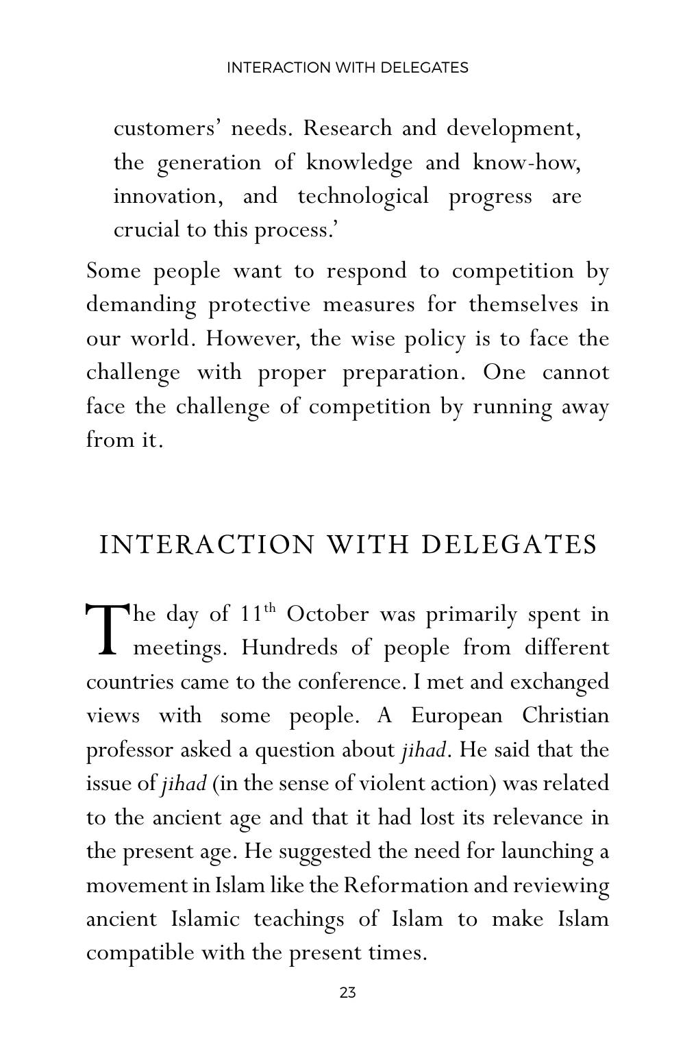 The printed page