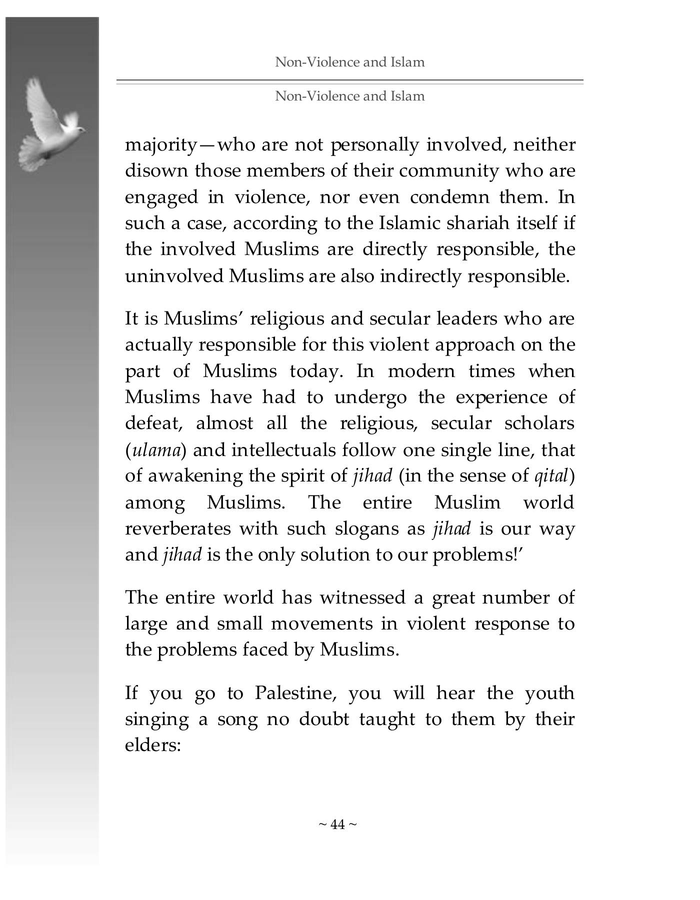 The printed page