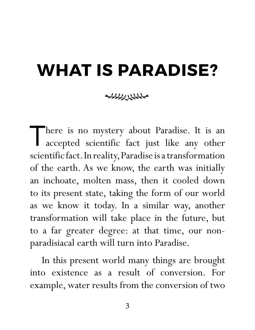 The printed page