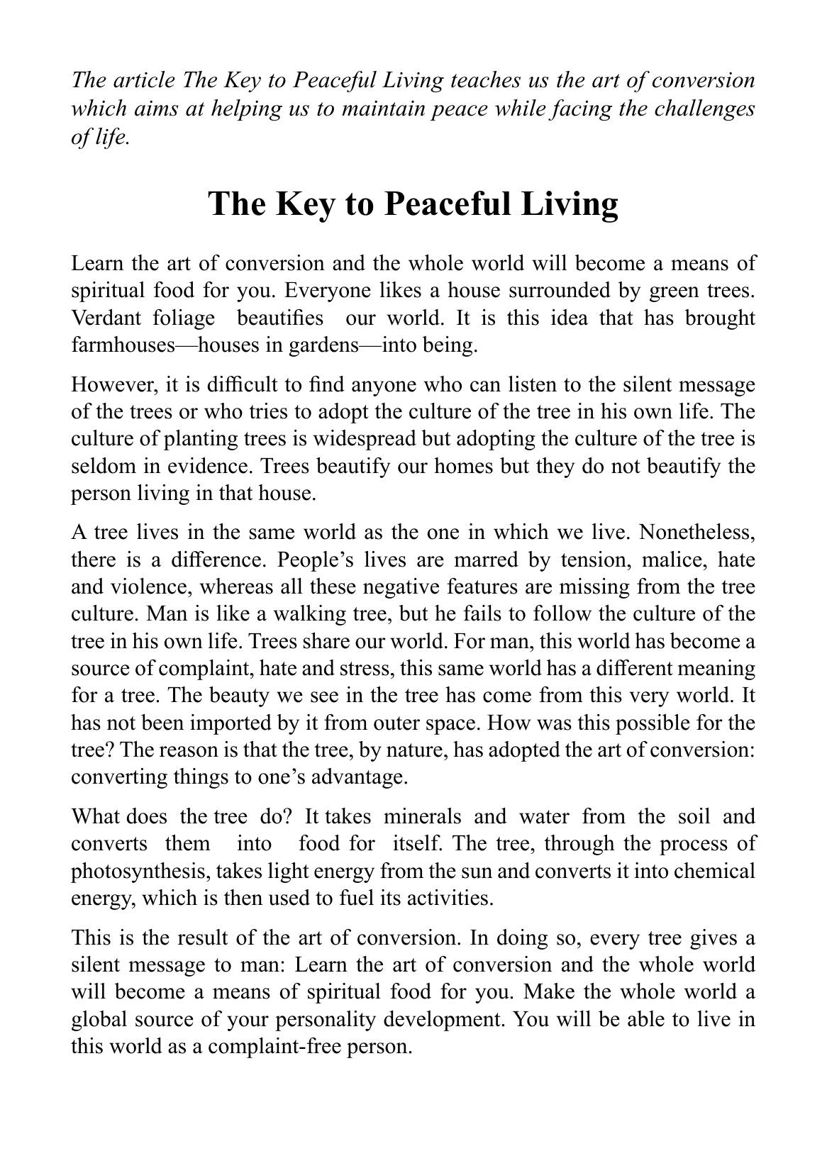The printed page