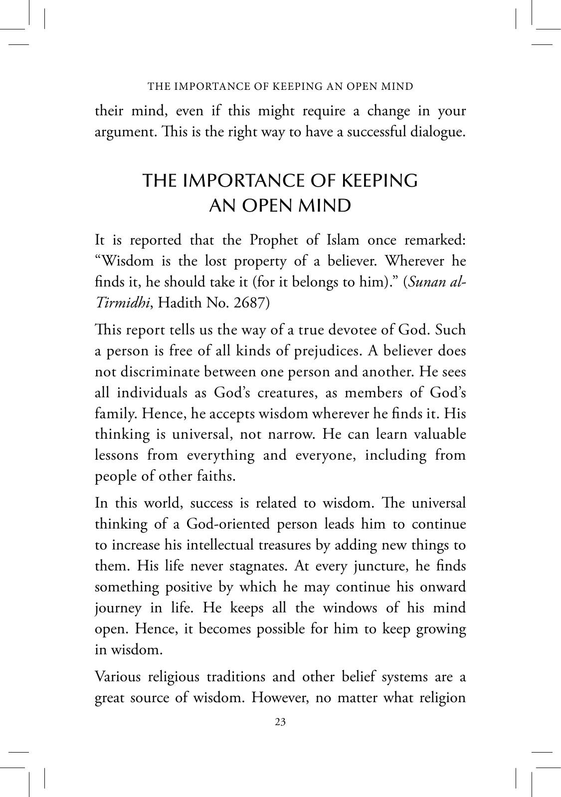 The printed page