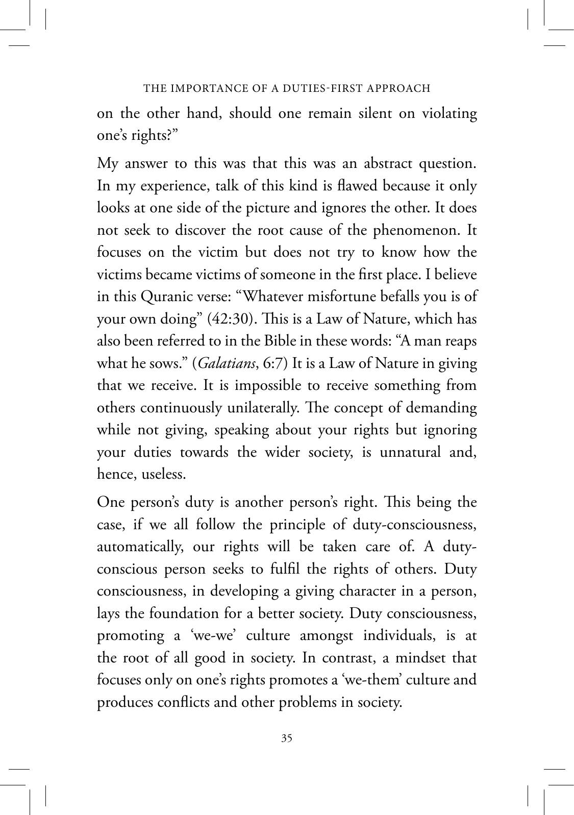 The printed page