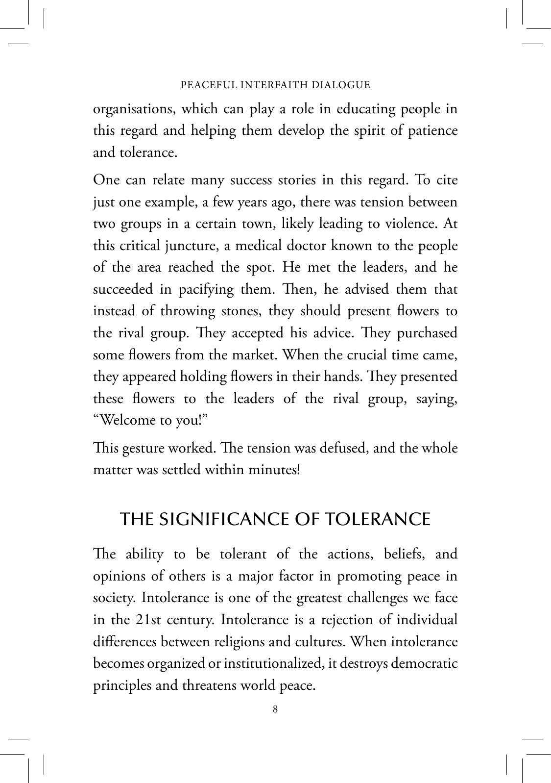 The printed page