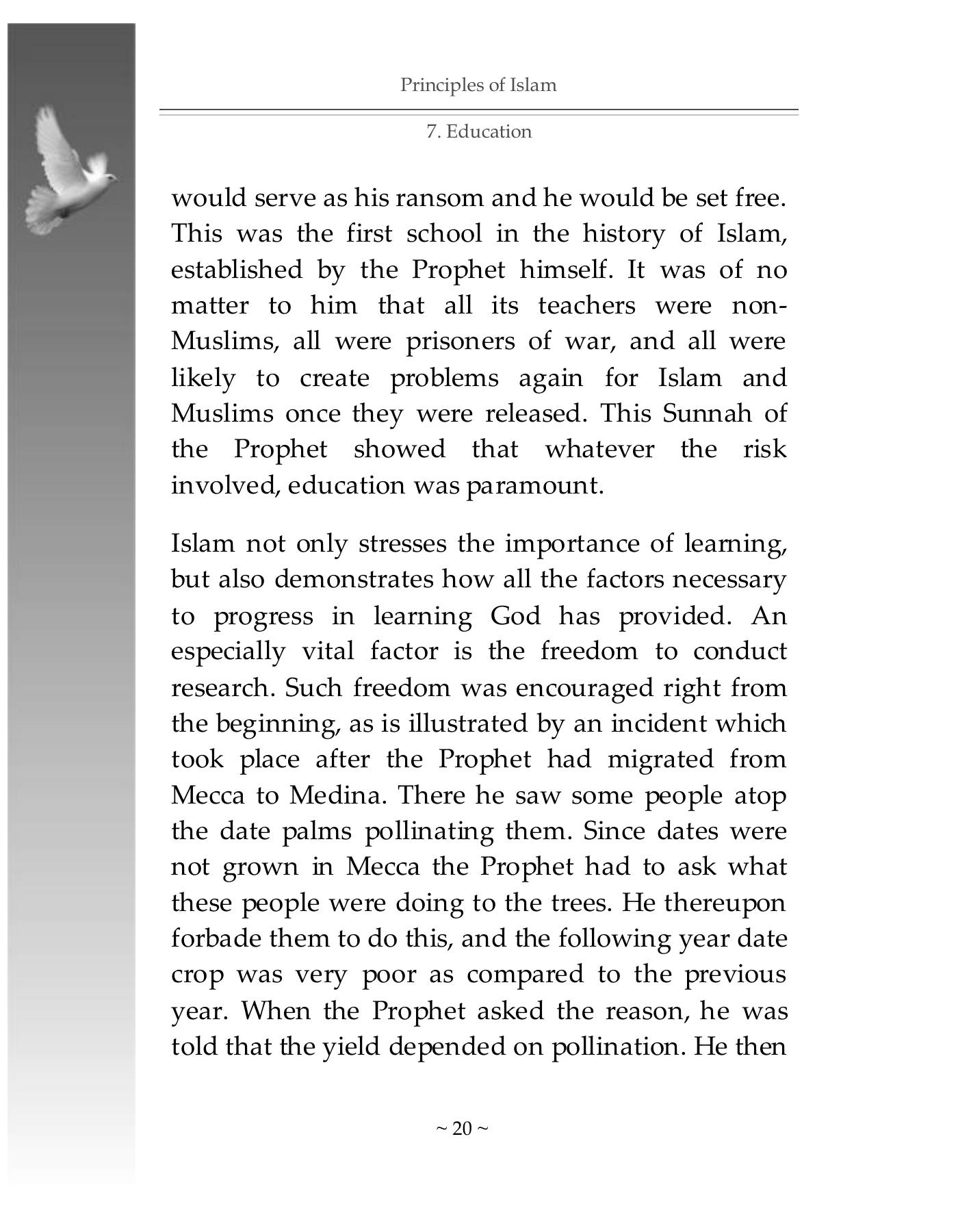 The printed page
