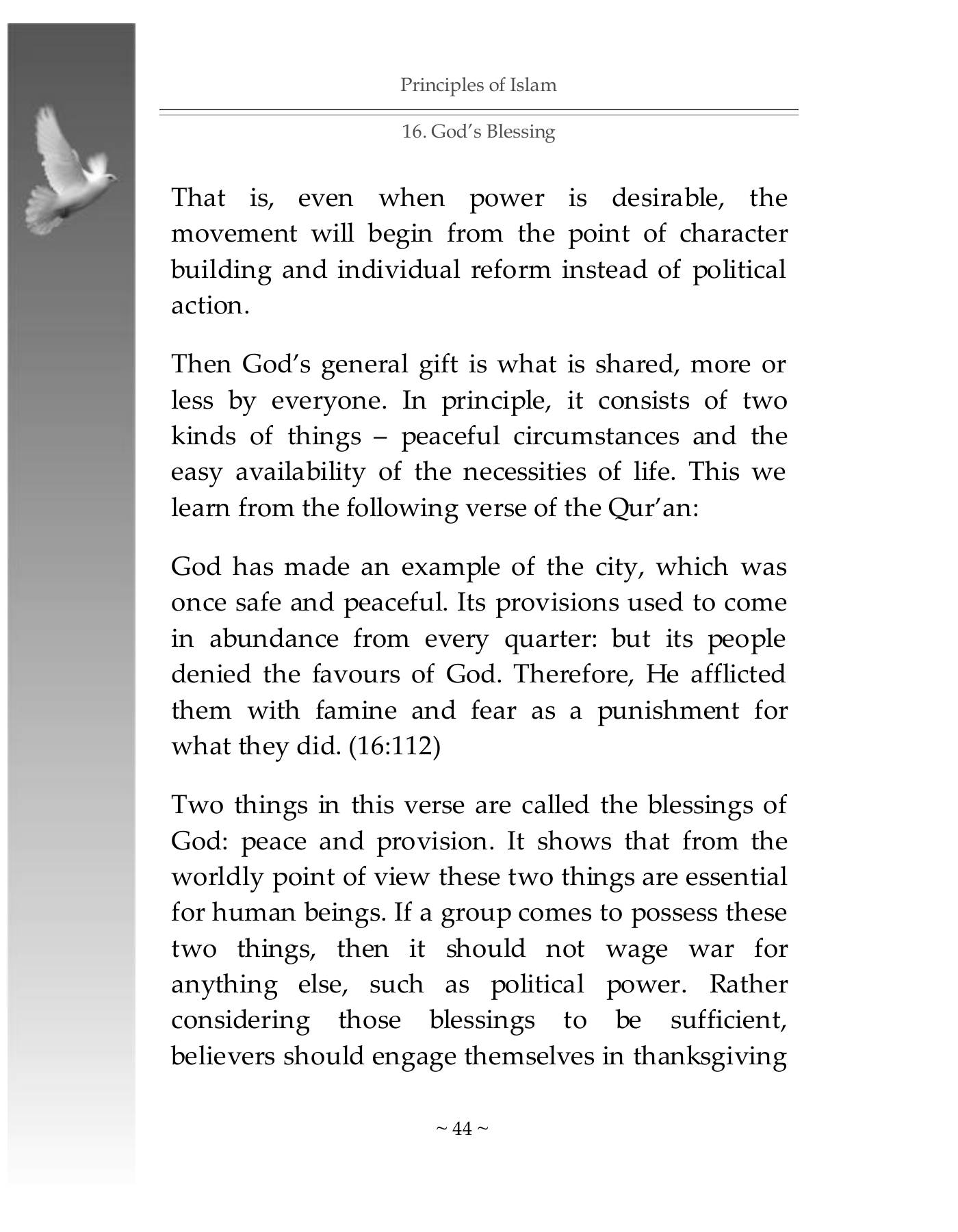 The printed page