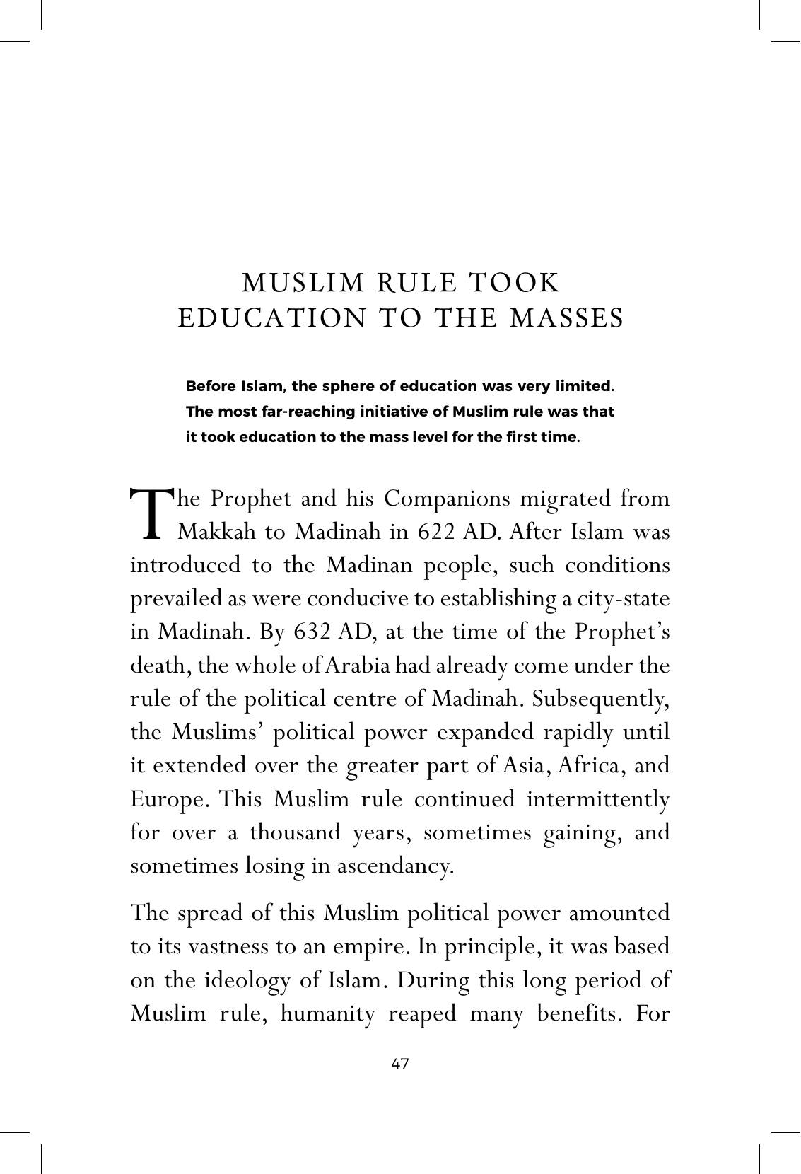 The printed page