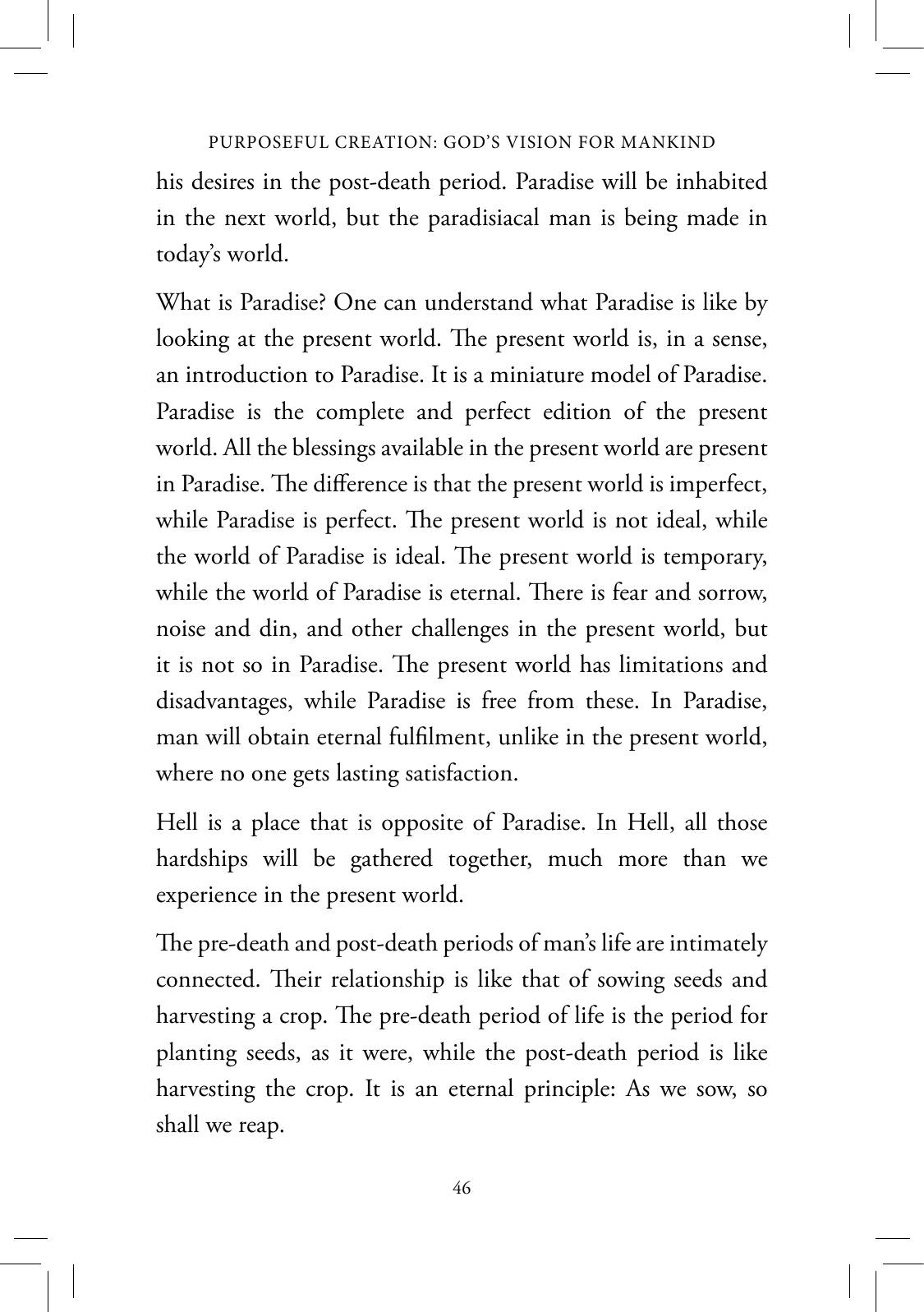 The printed page