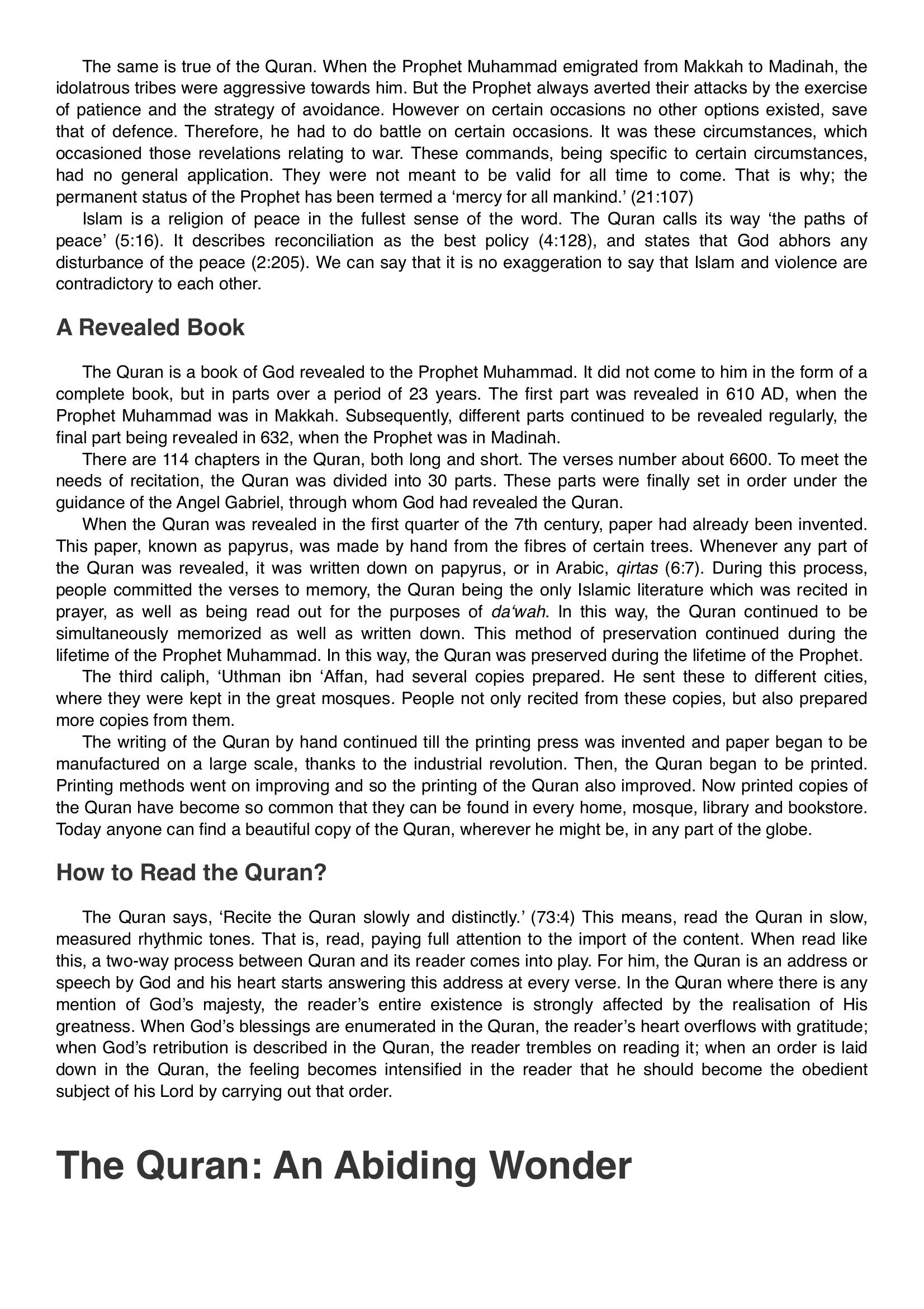 The printed page