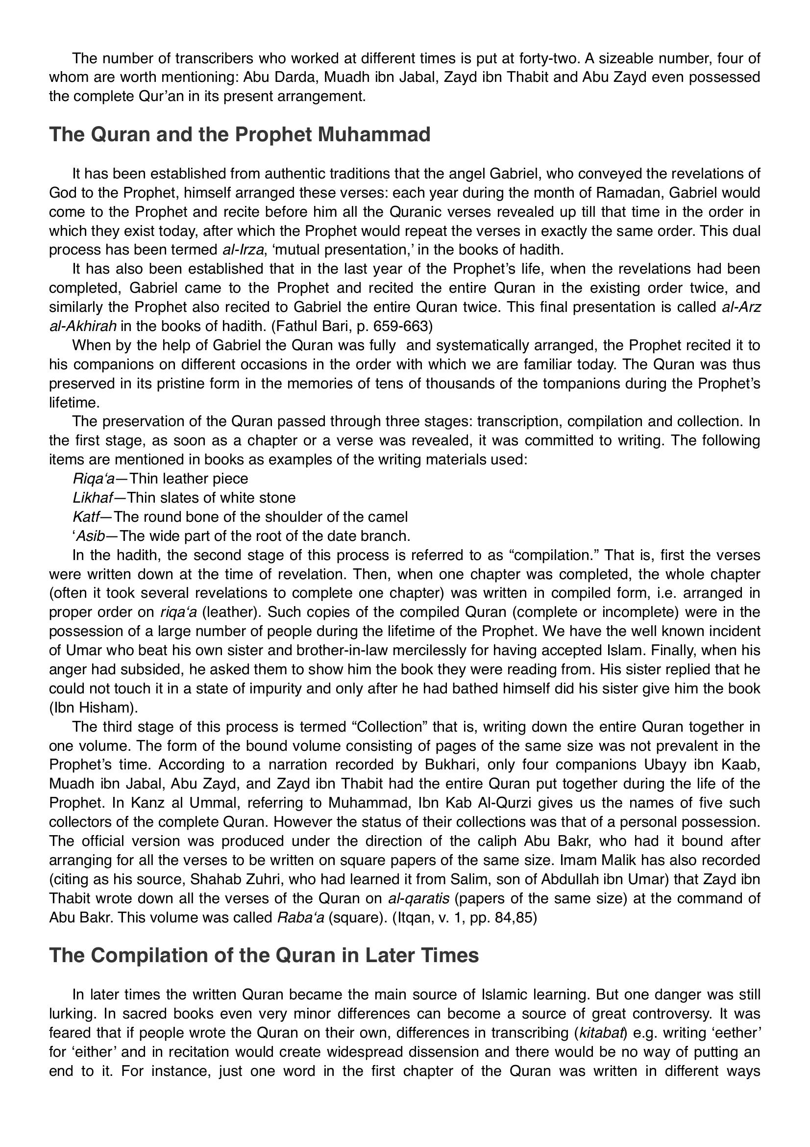 The printed page