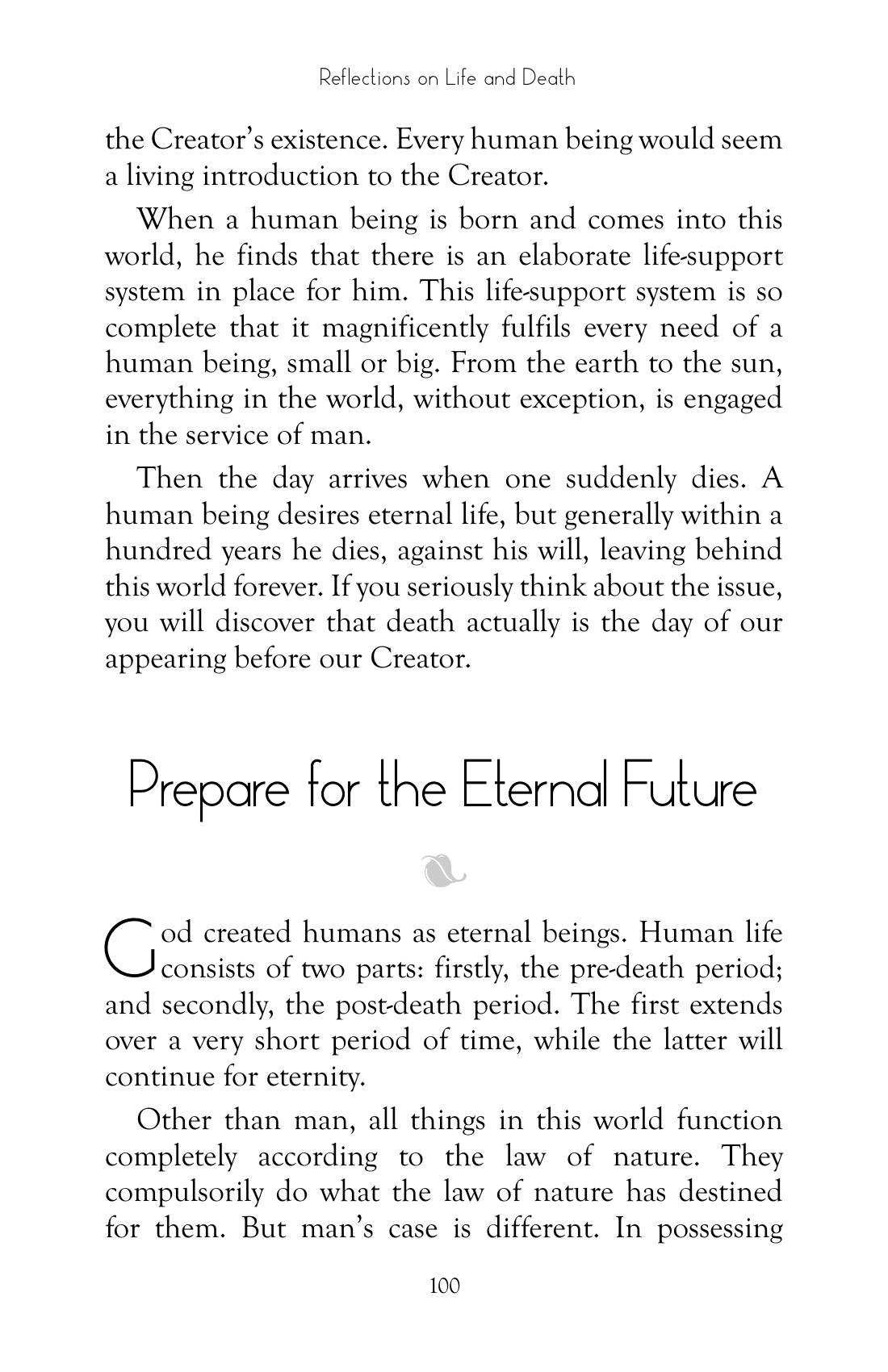 The printed page
