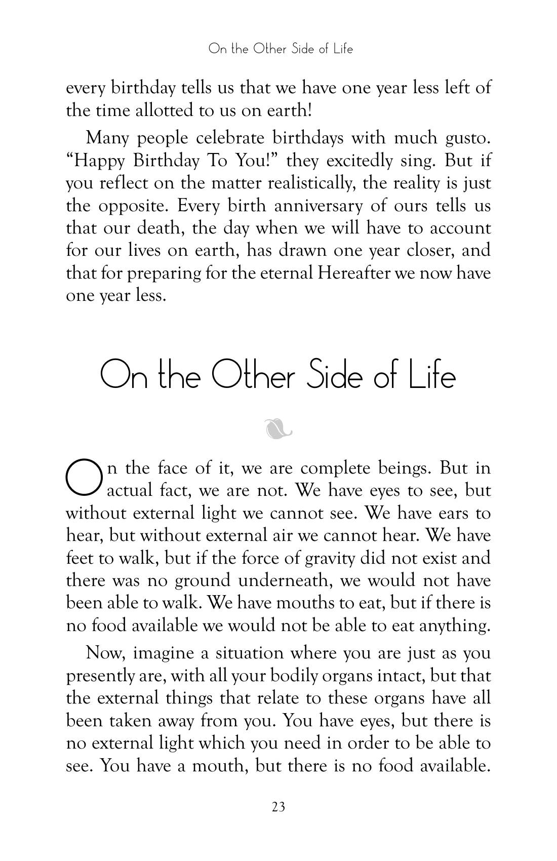 The printed page