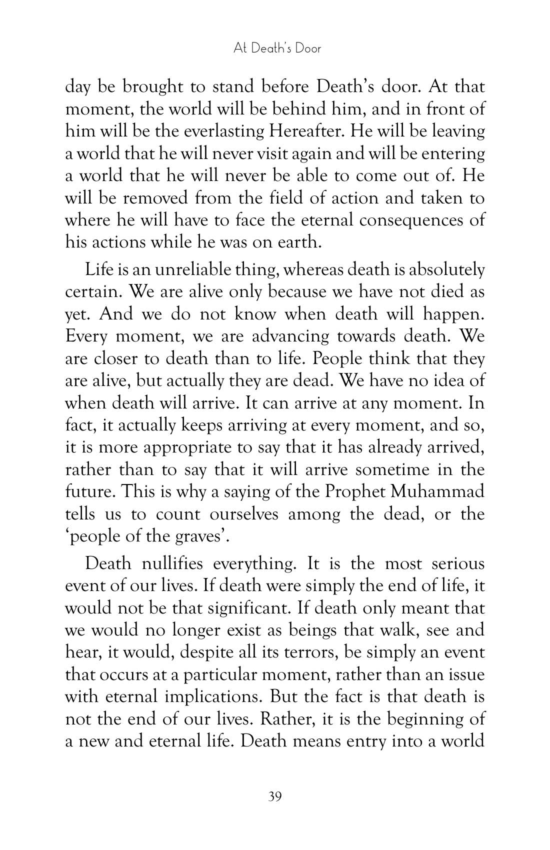 The printed page