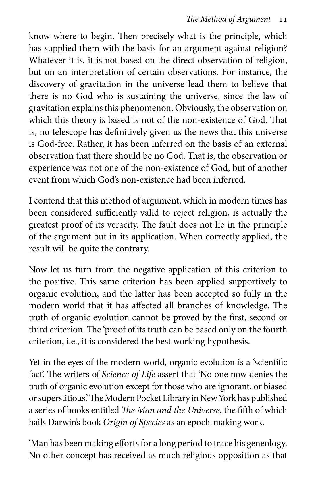 The printed page
