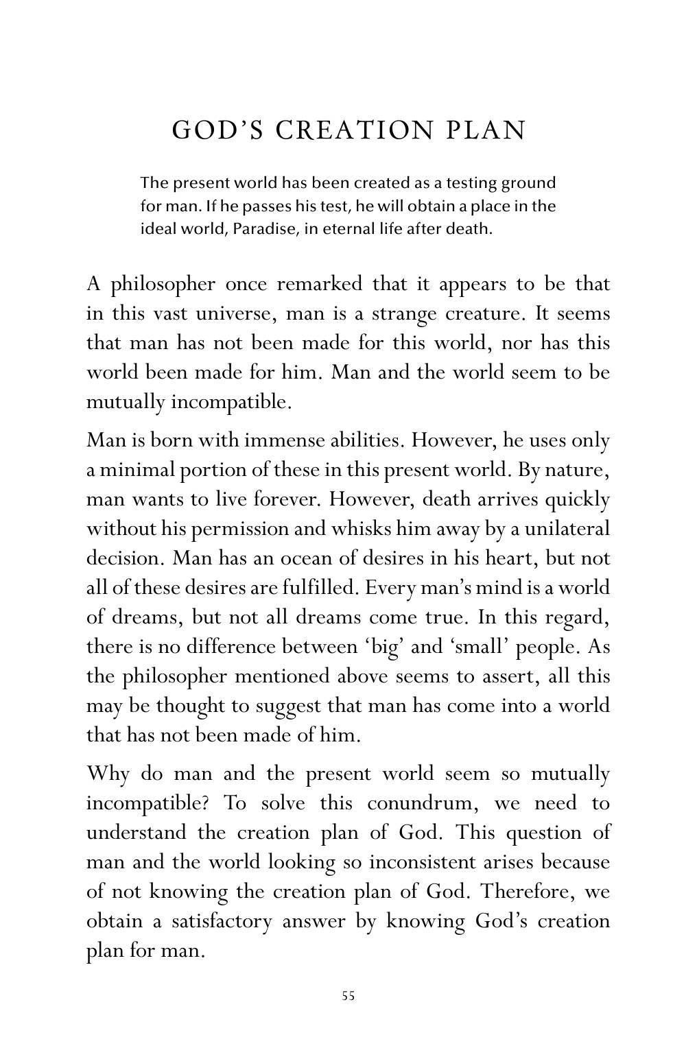 The printed page