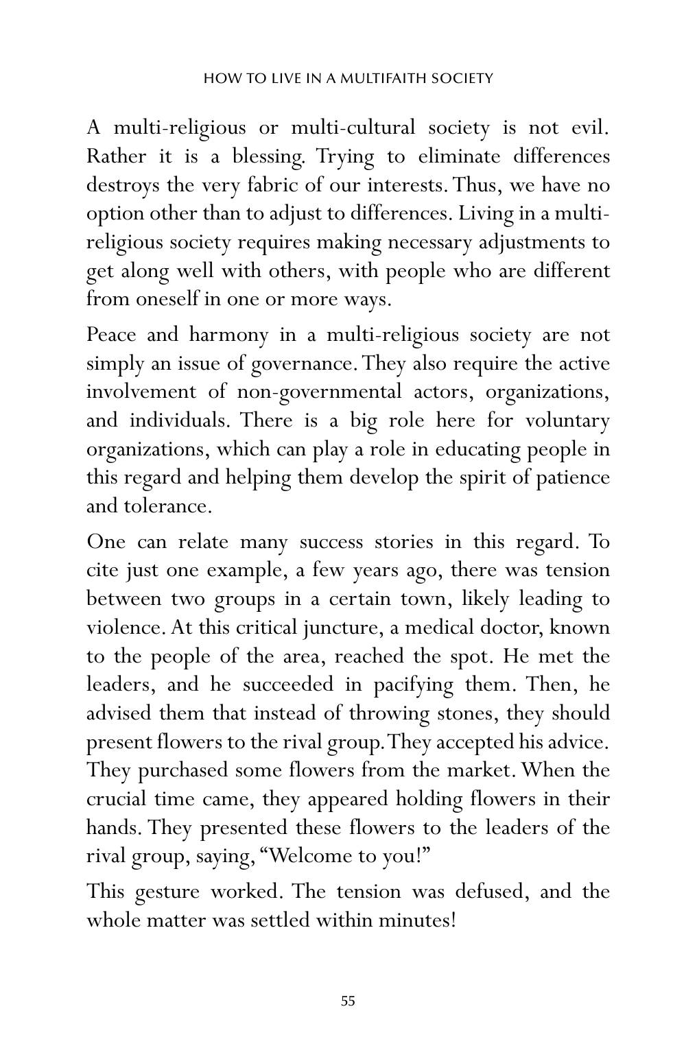 The printed page