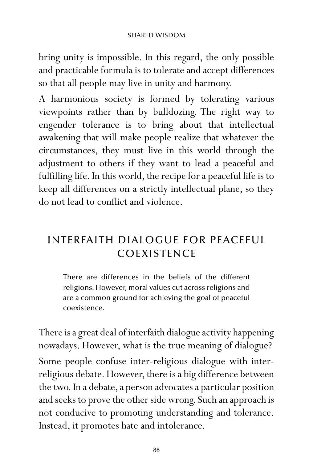 The printed page
