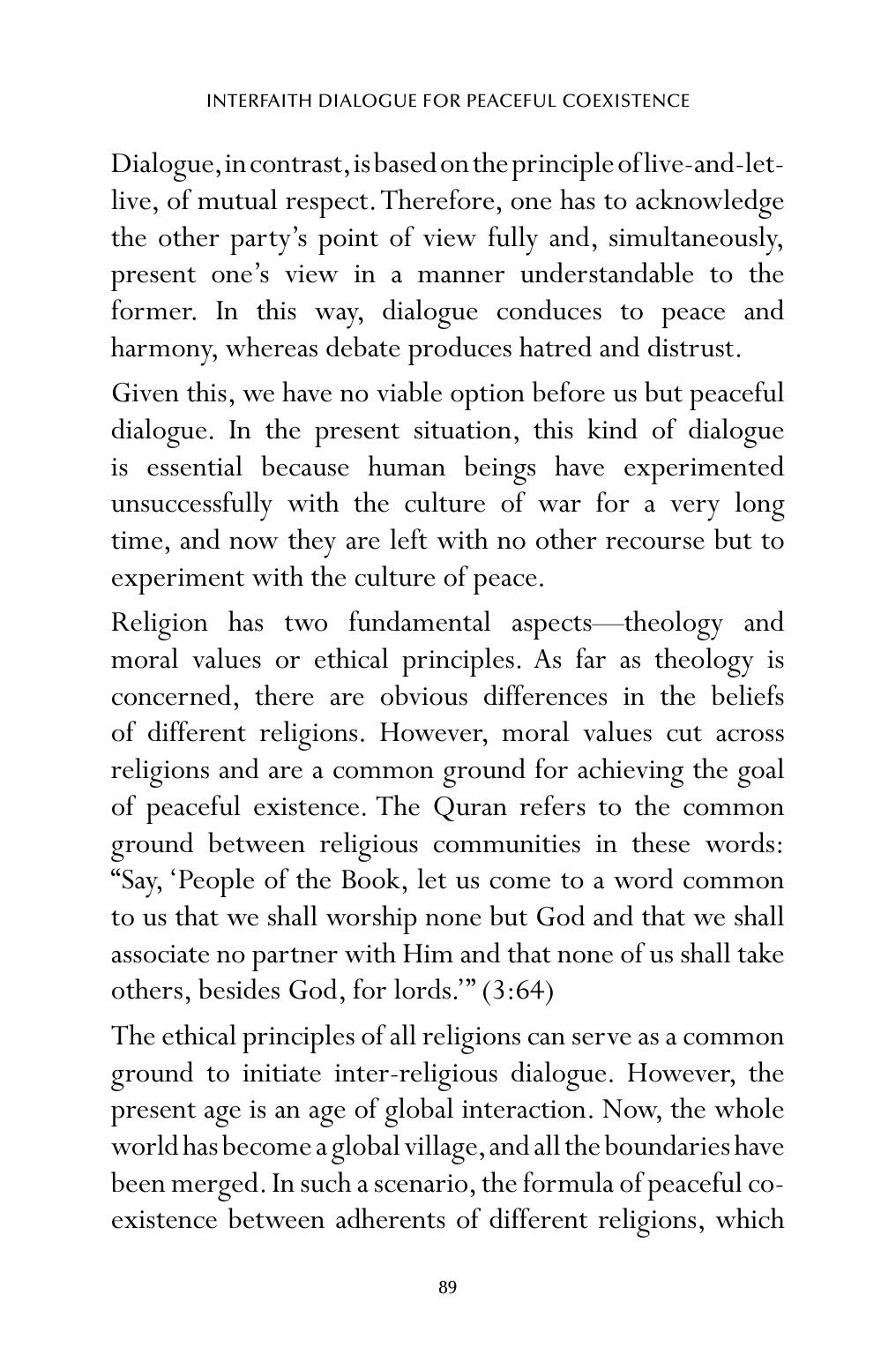 The printed page