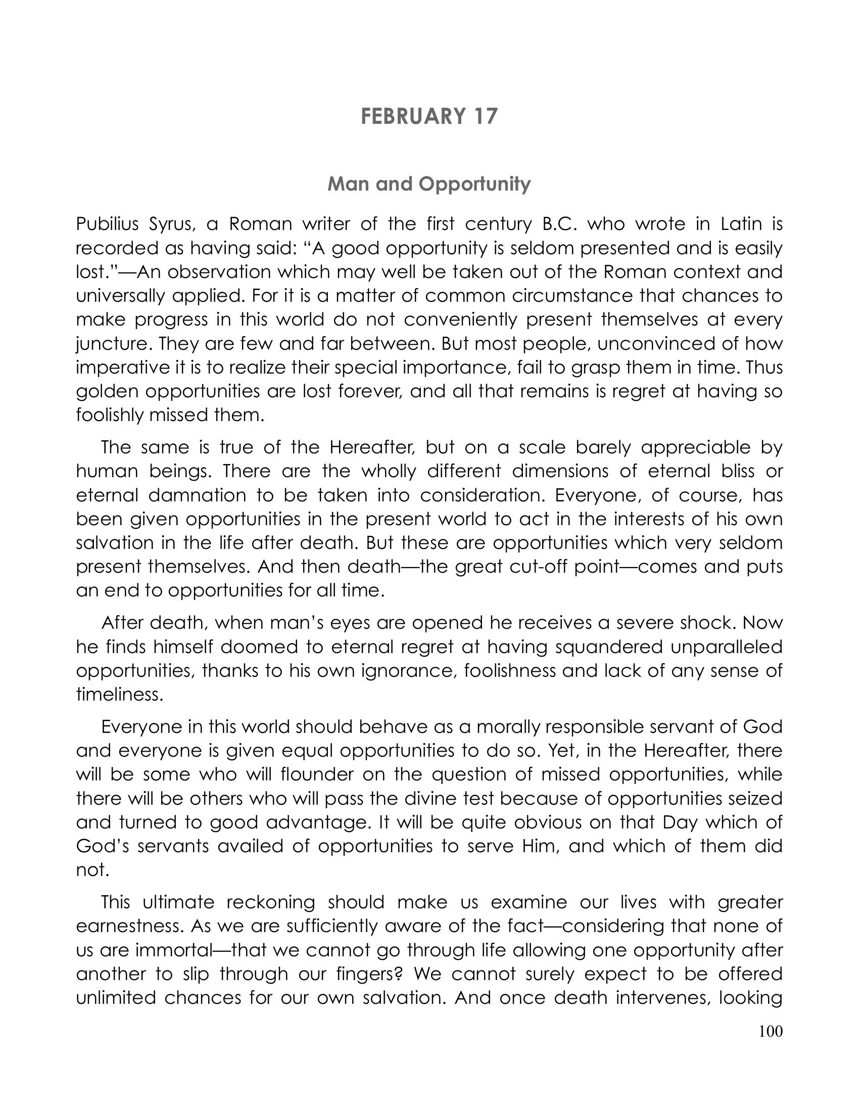 The printed page
