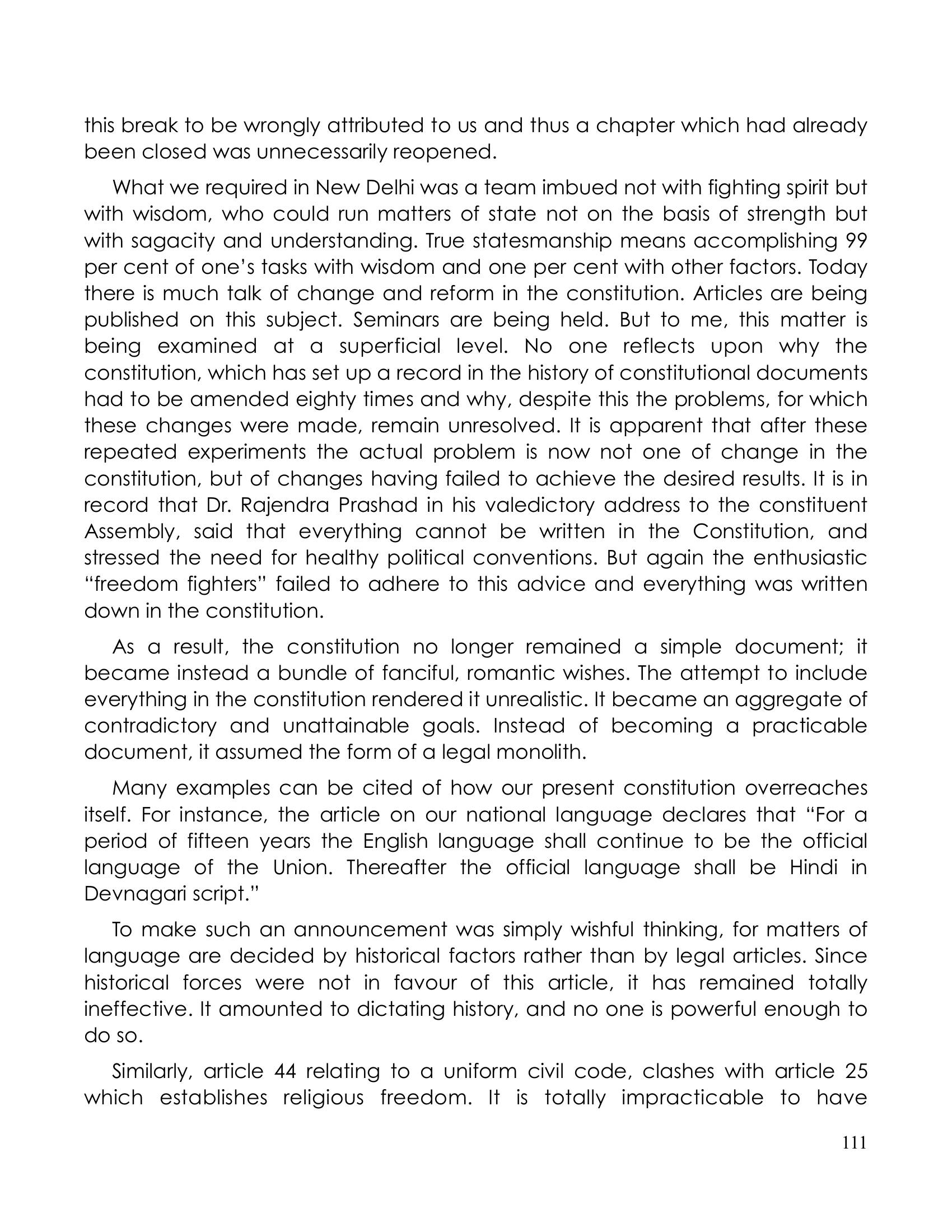 The printed page