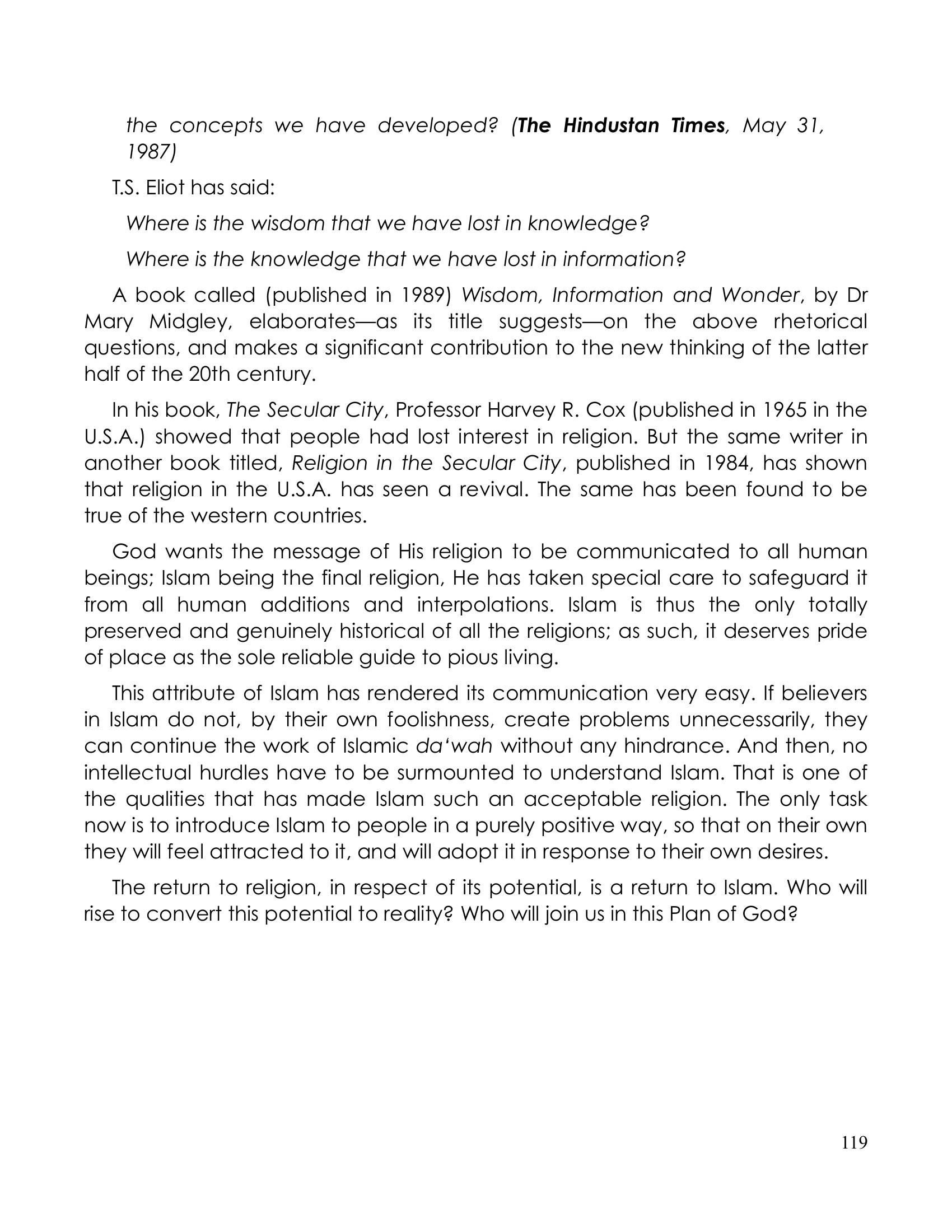 The printed page