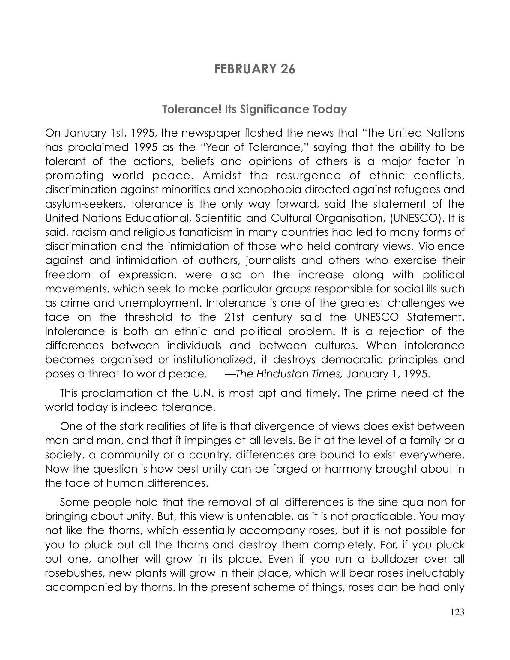 The printed page