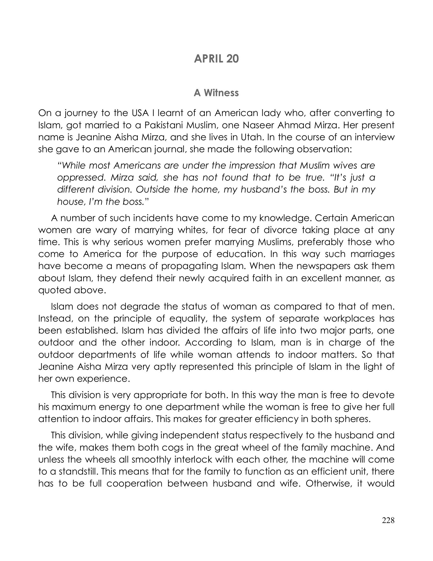 The printed page