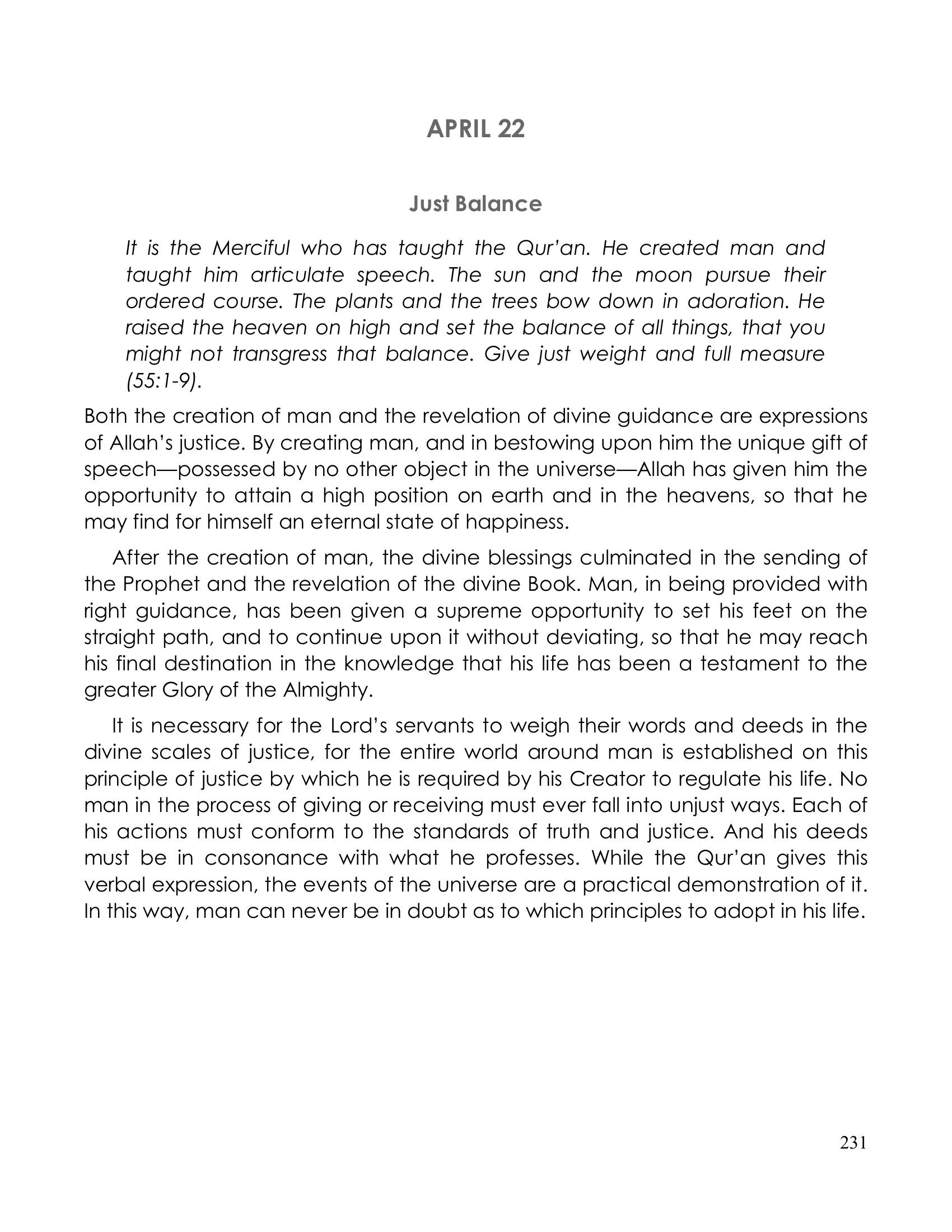 The printed page
