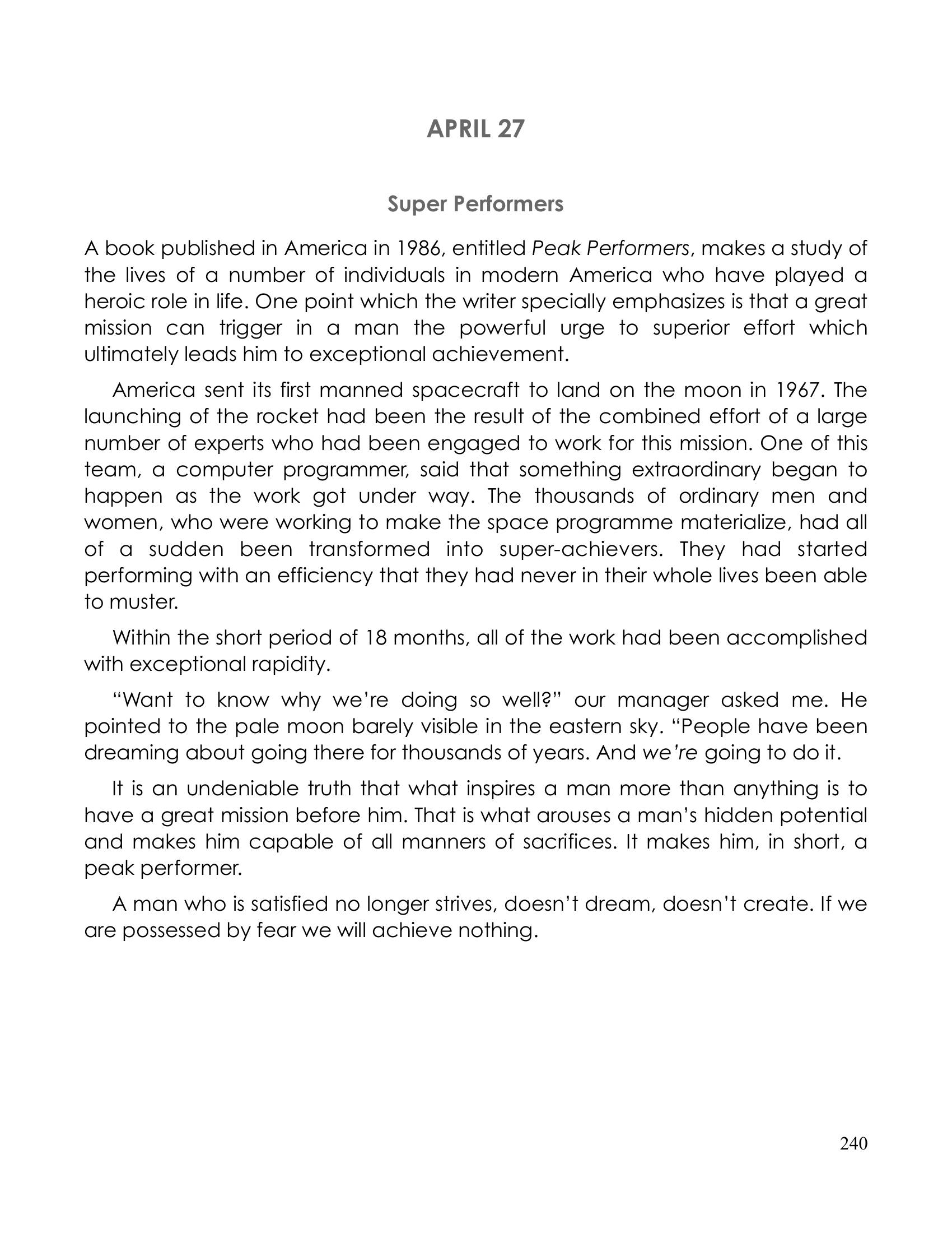 The printed page
