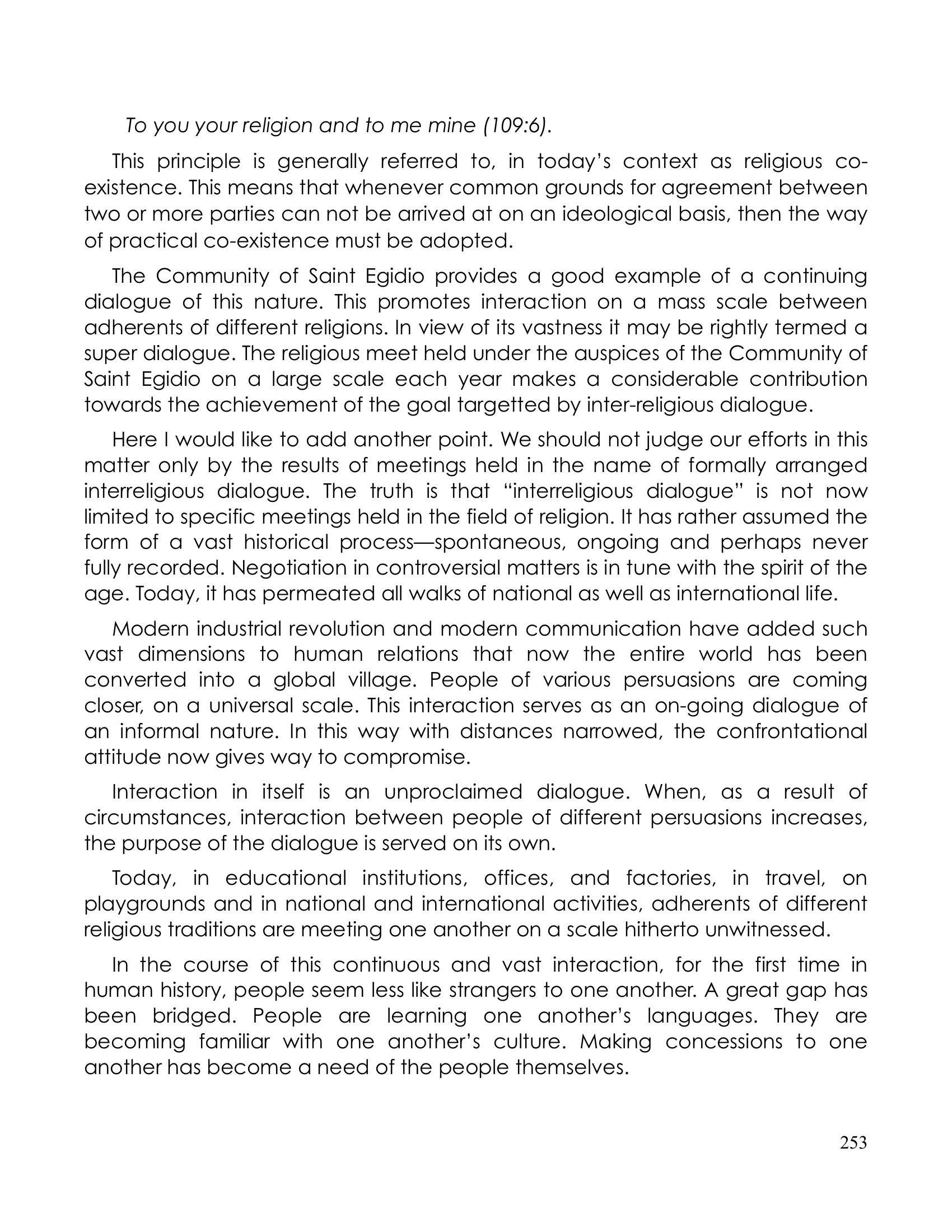 The printed page