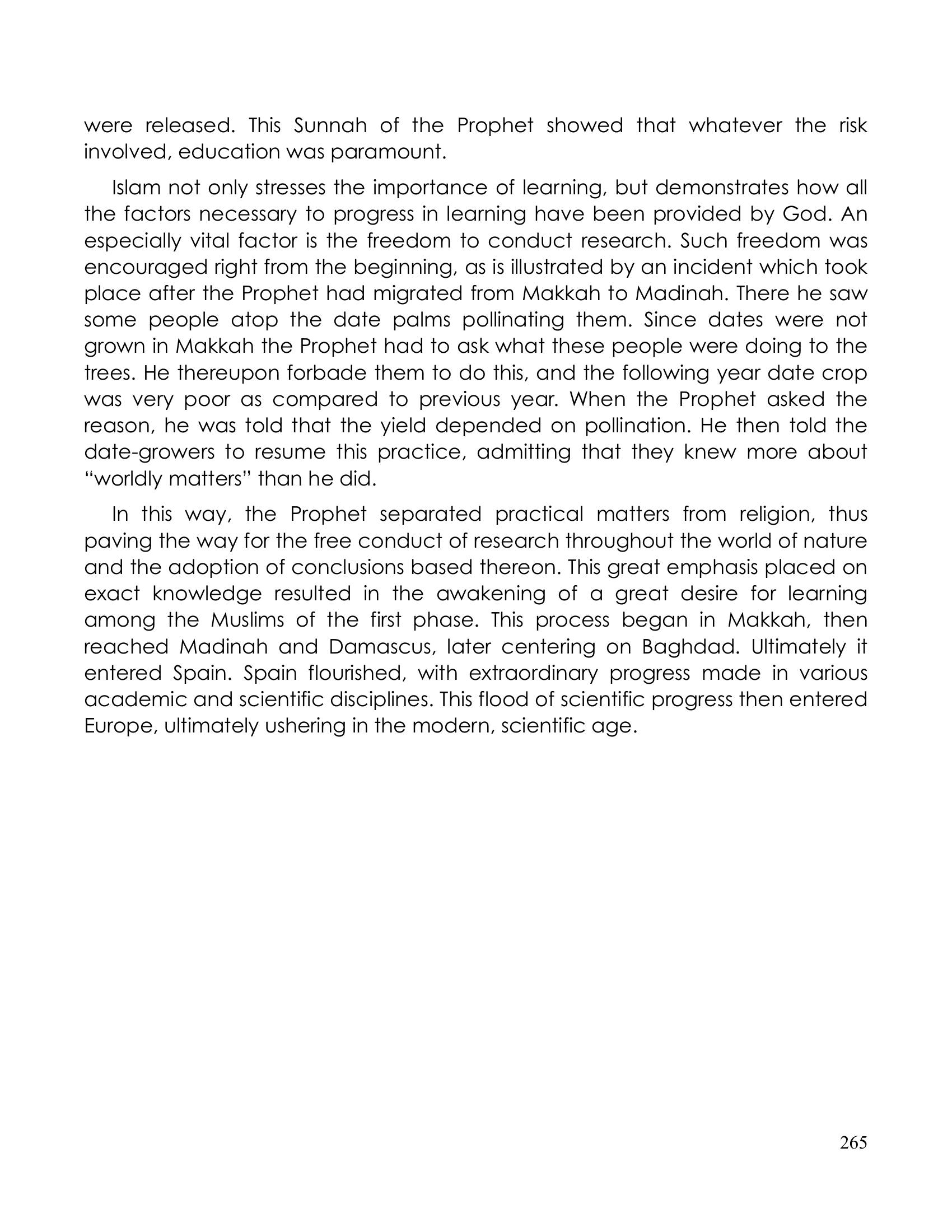 The printed page