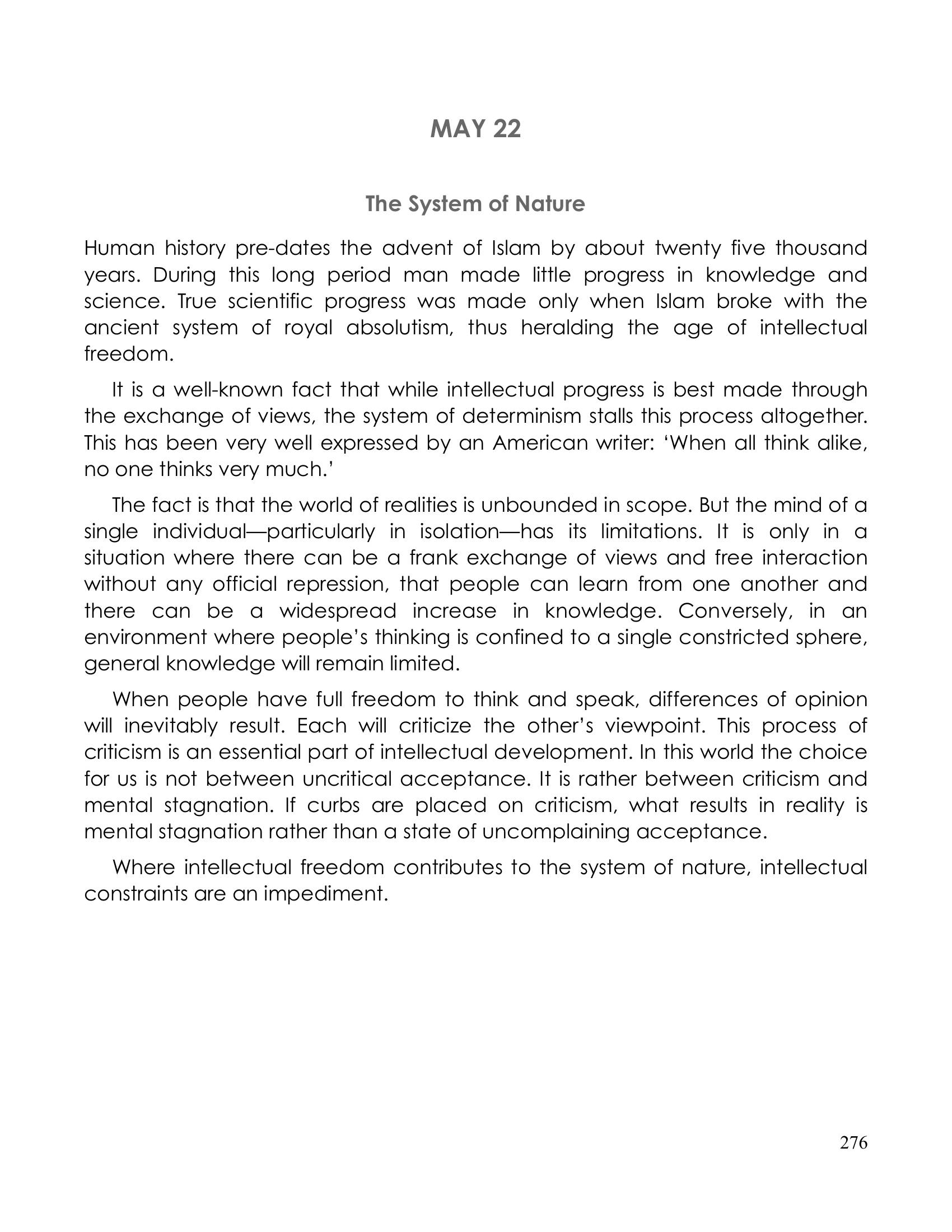 The printed page