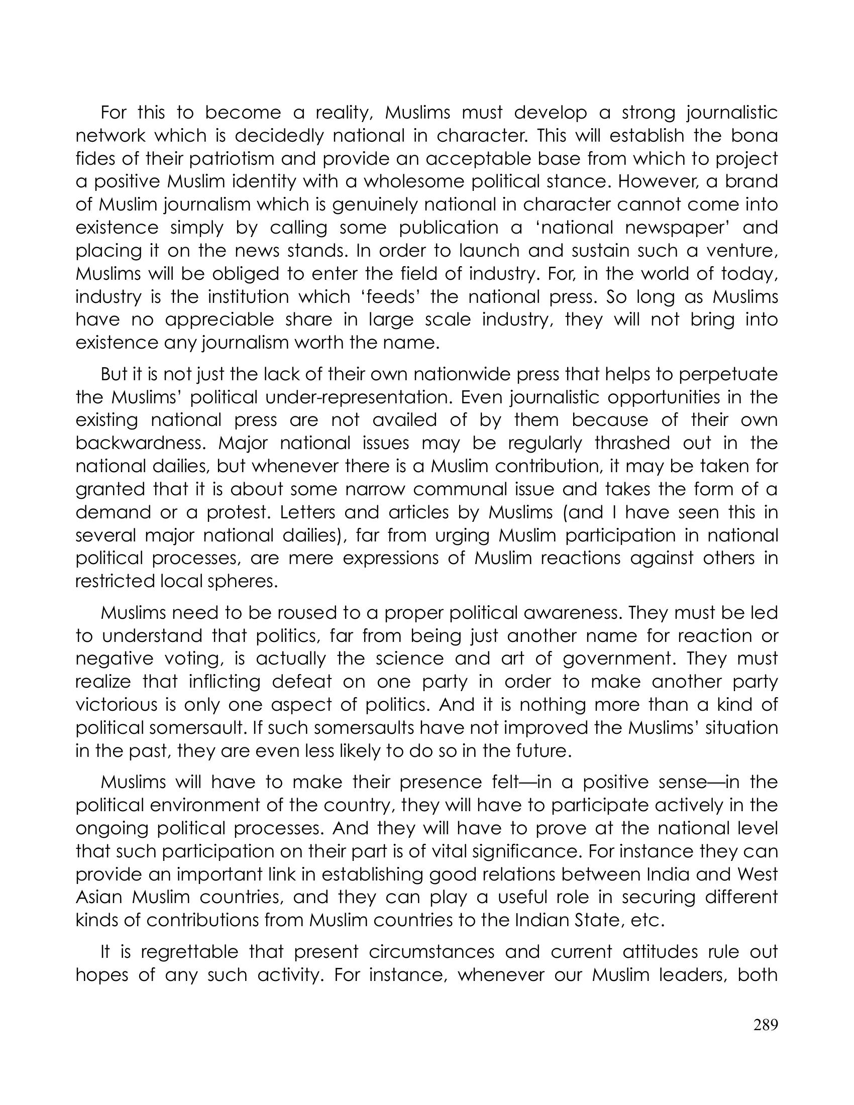 The printed page