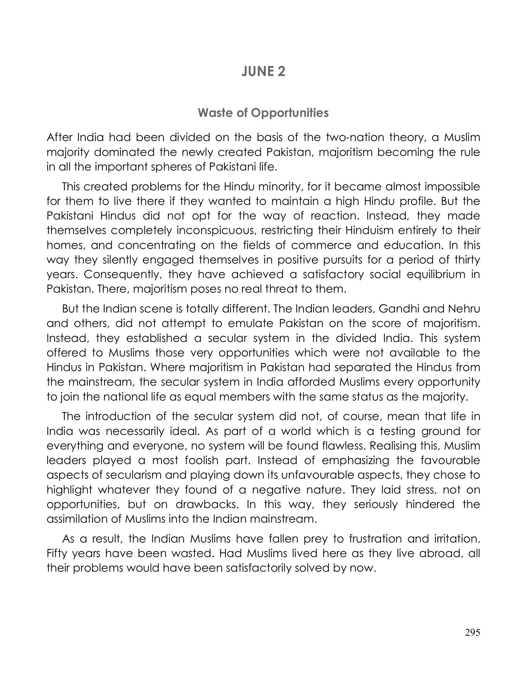 The printed page