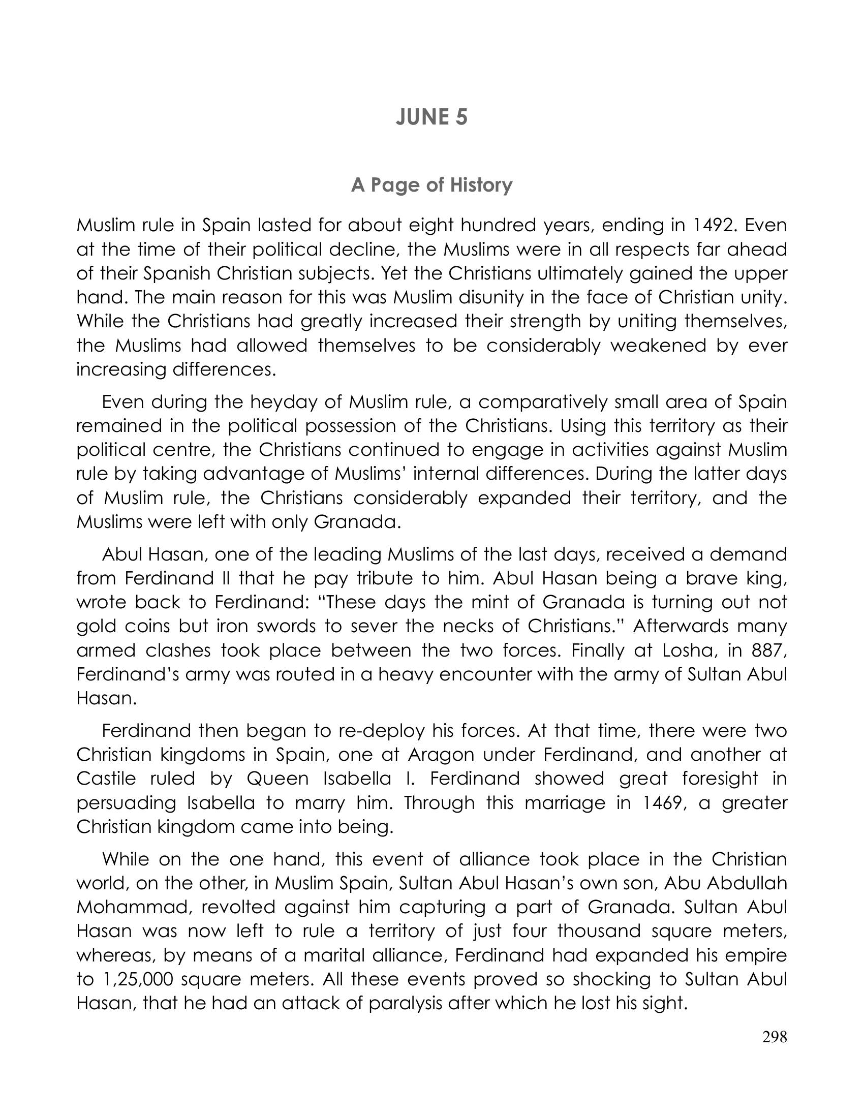 The printed page