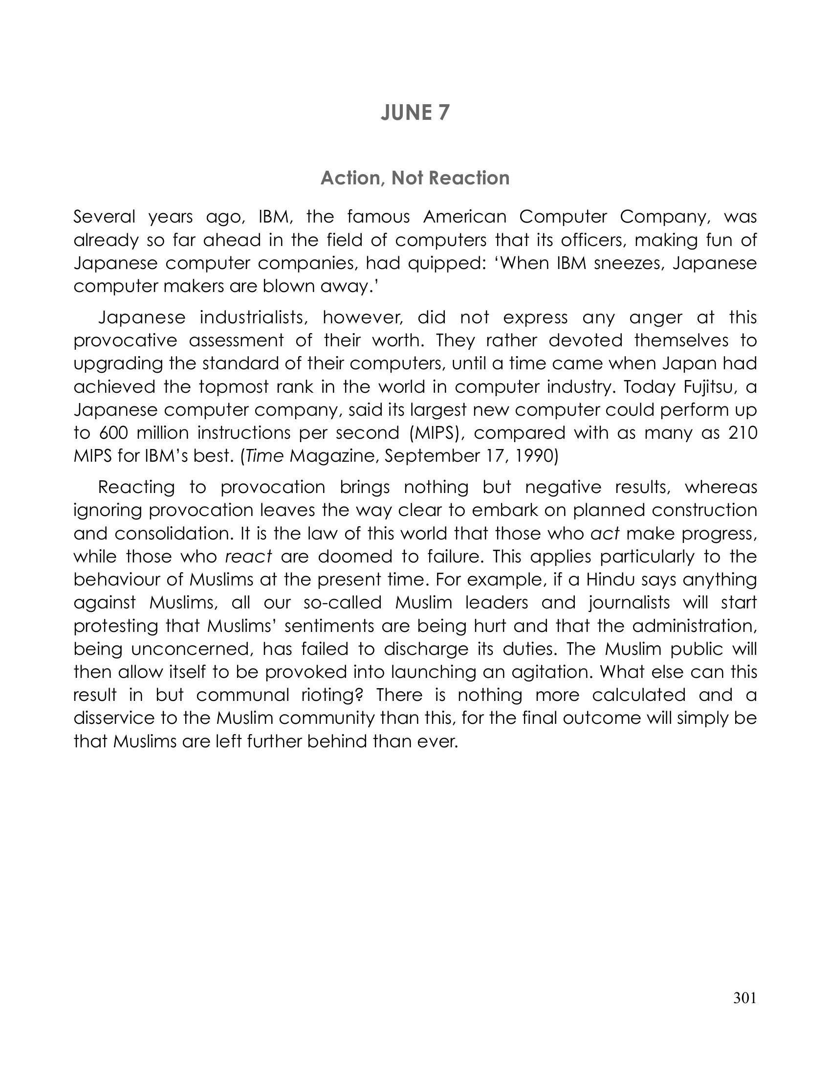 The printed page