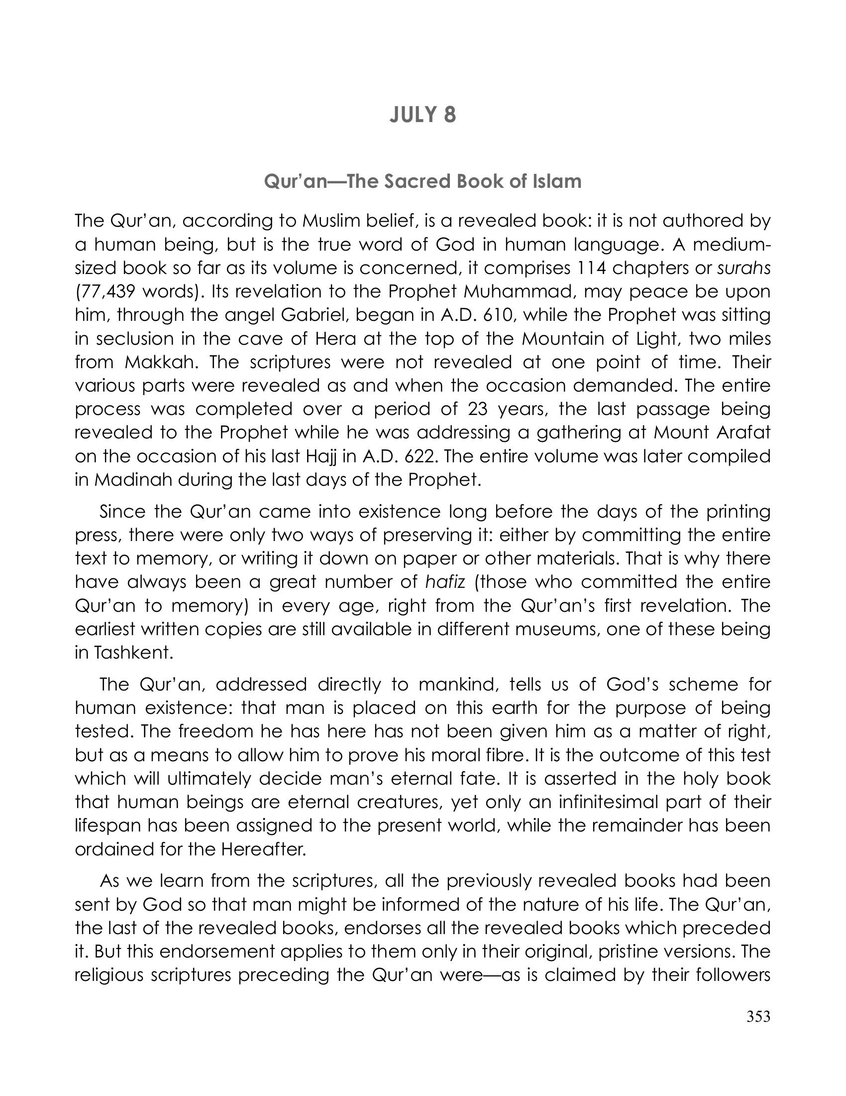 The printed page