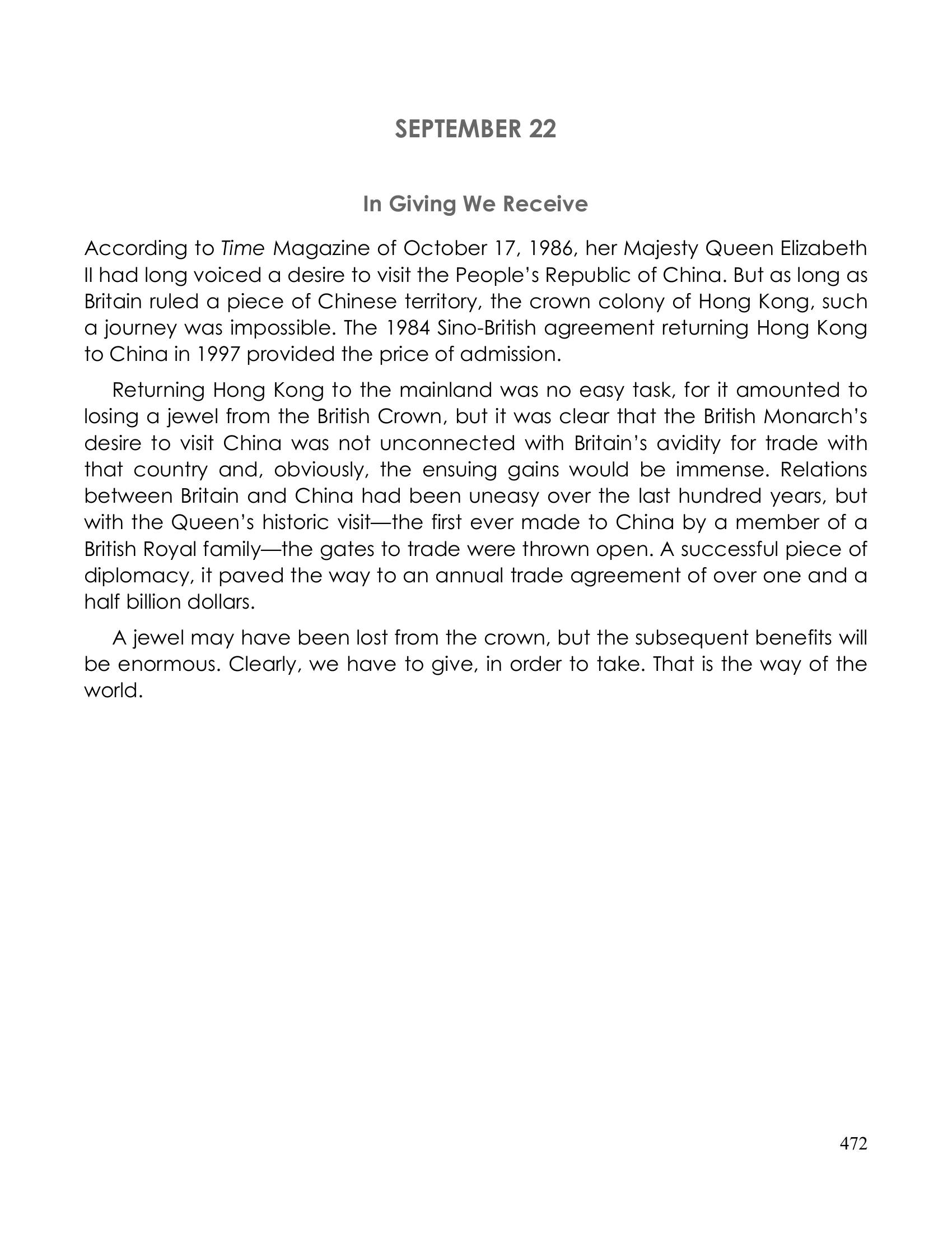The printed page