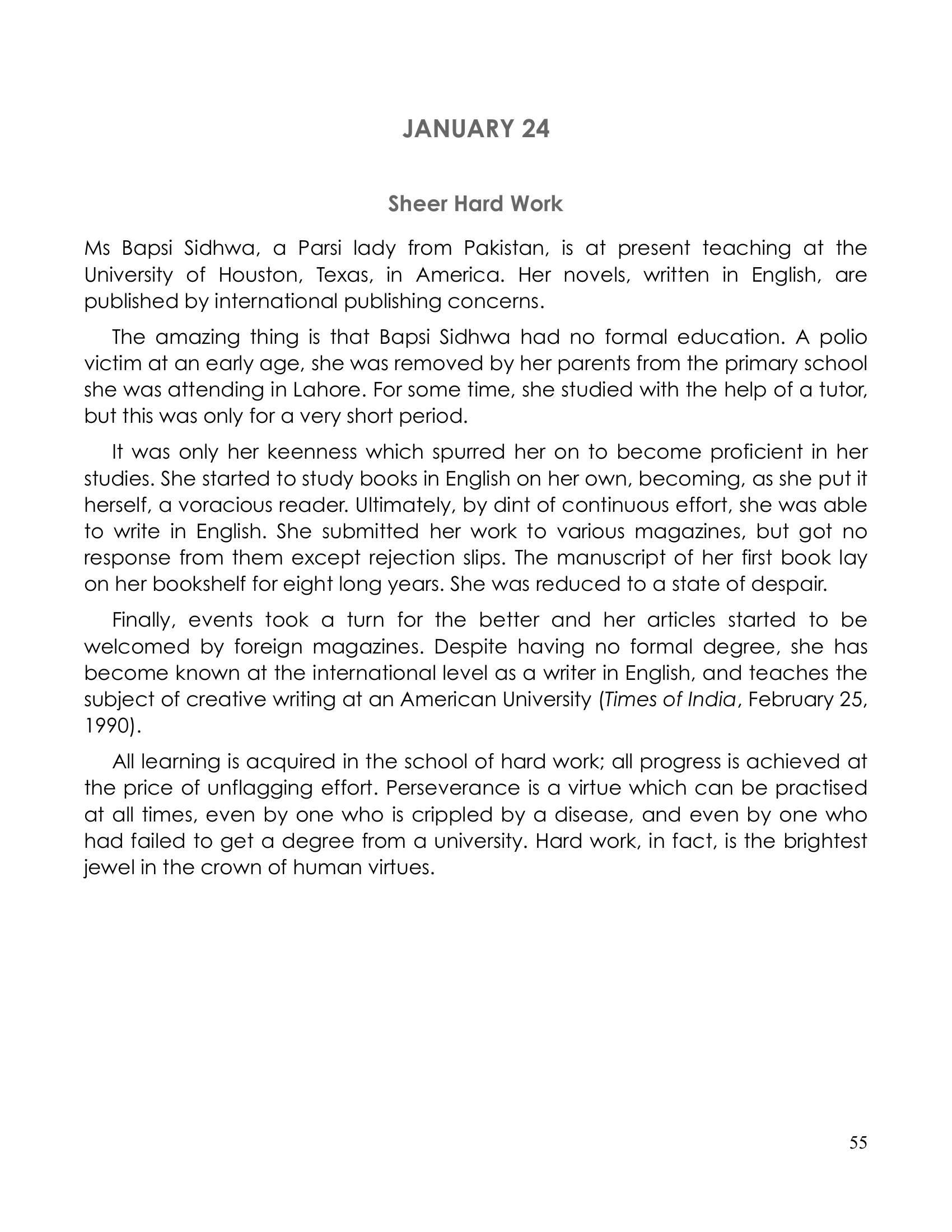 The printed page