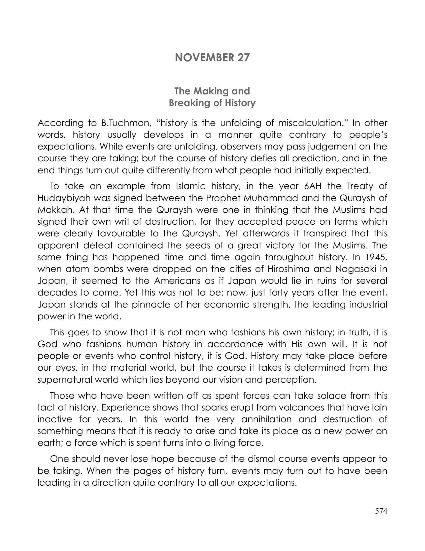 The printed page