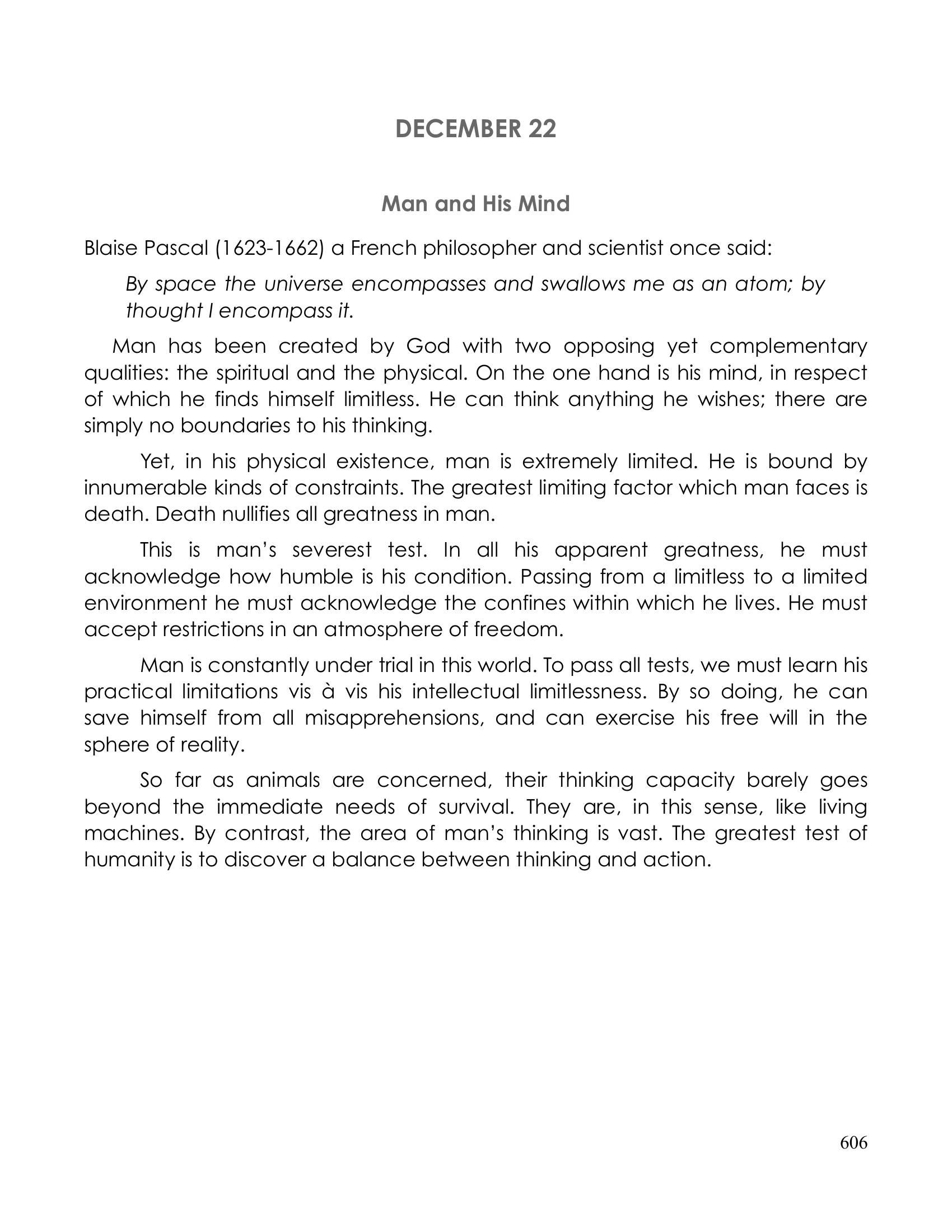 The printed page
