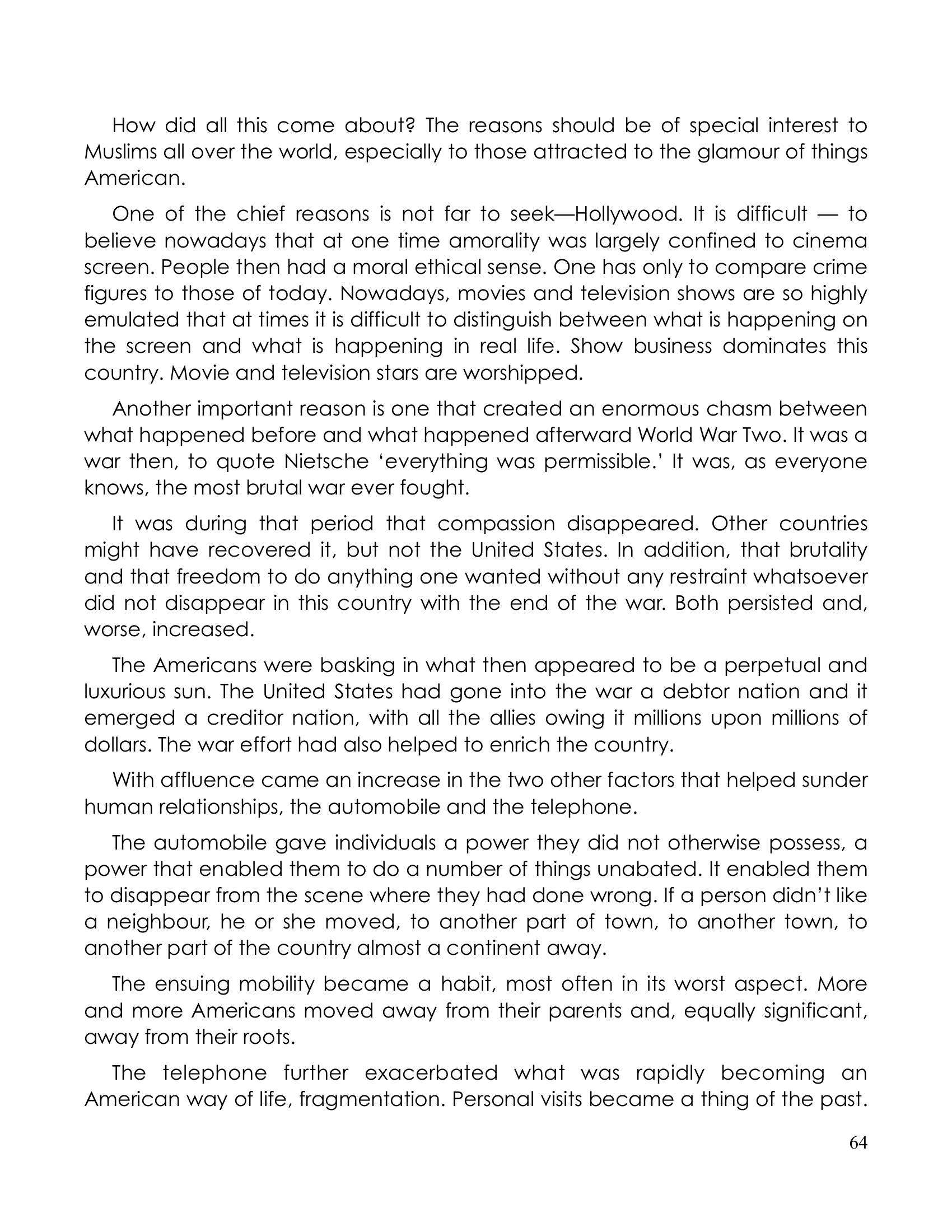 The printed page