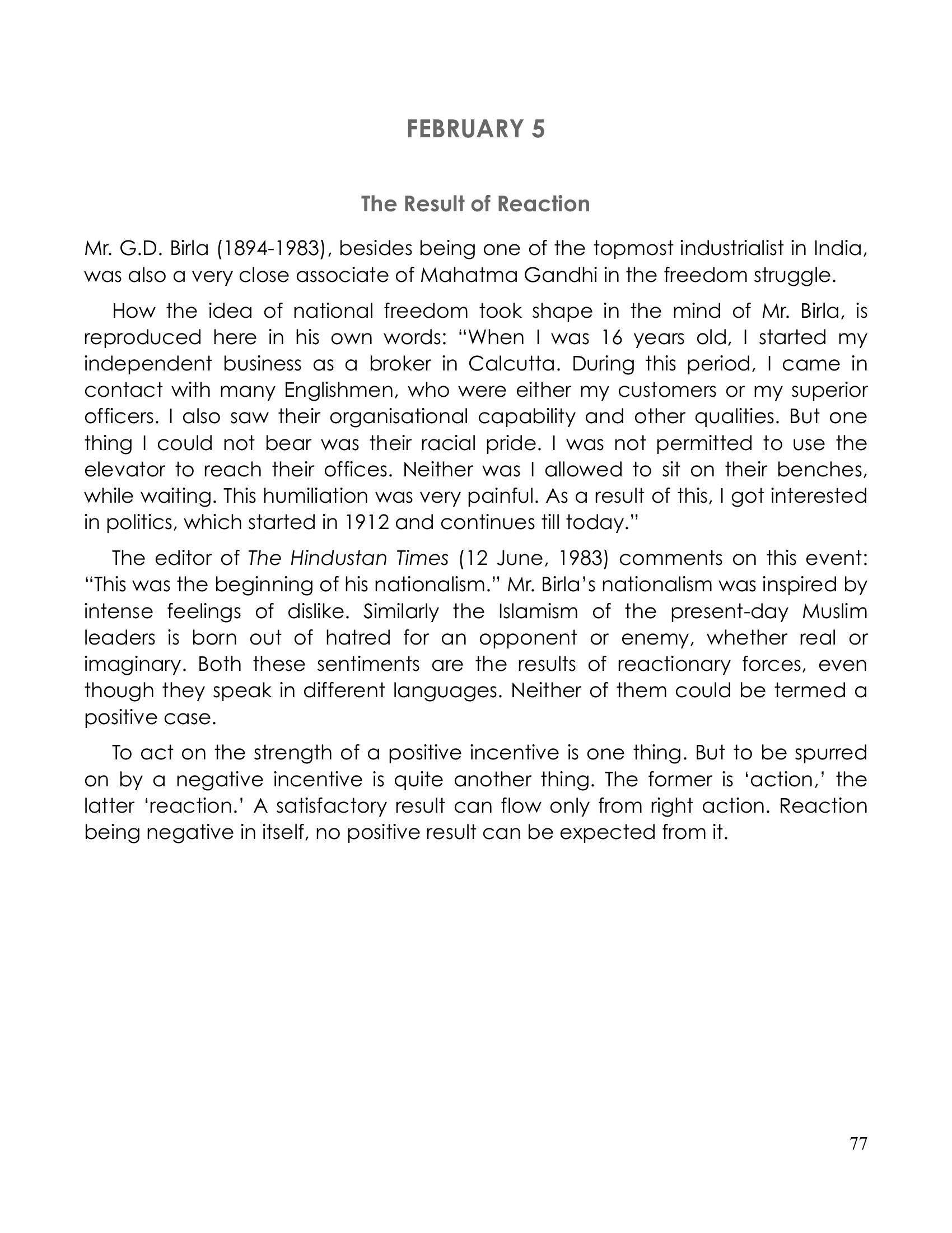 The printed page