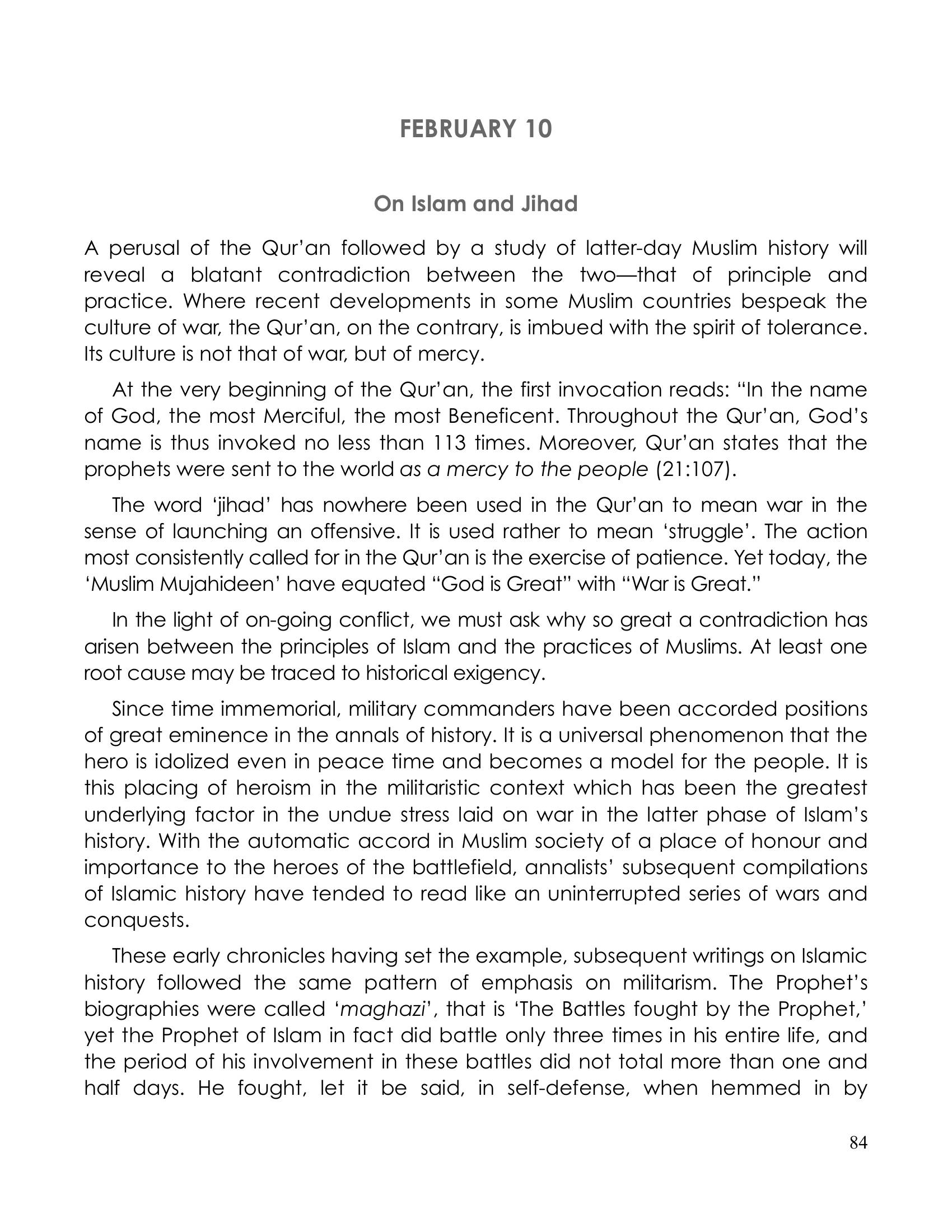 The printed page