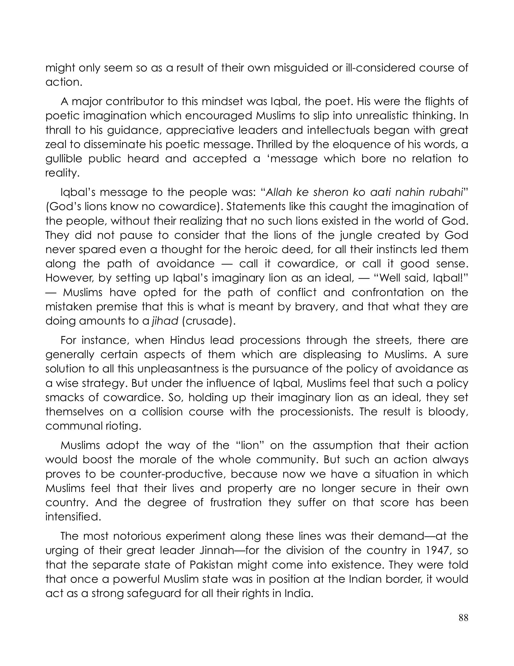 The printed page