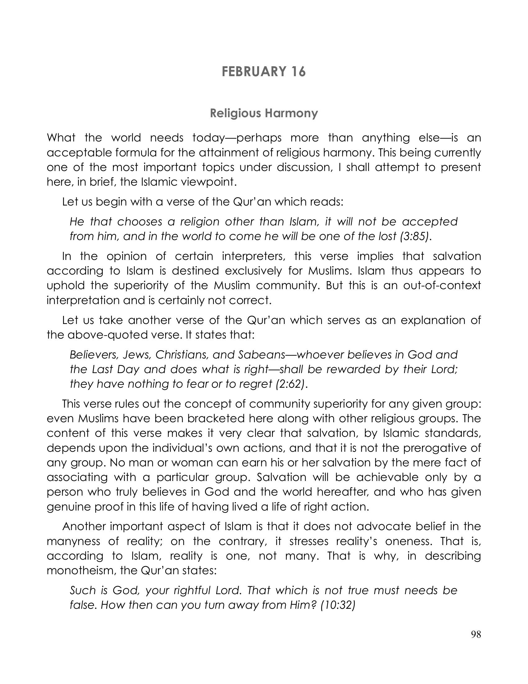 The printed page