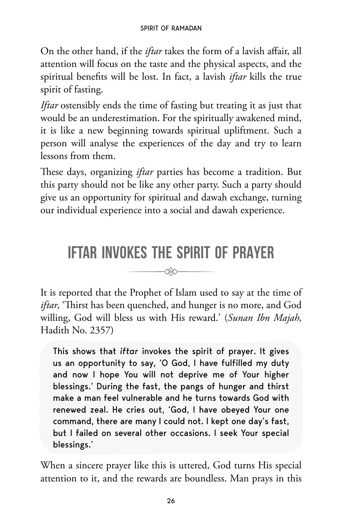 The printed page