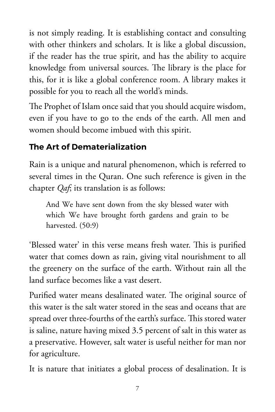 The printed page