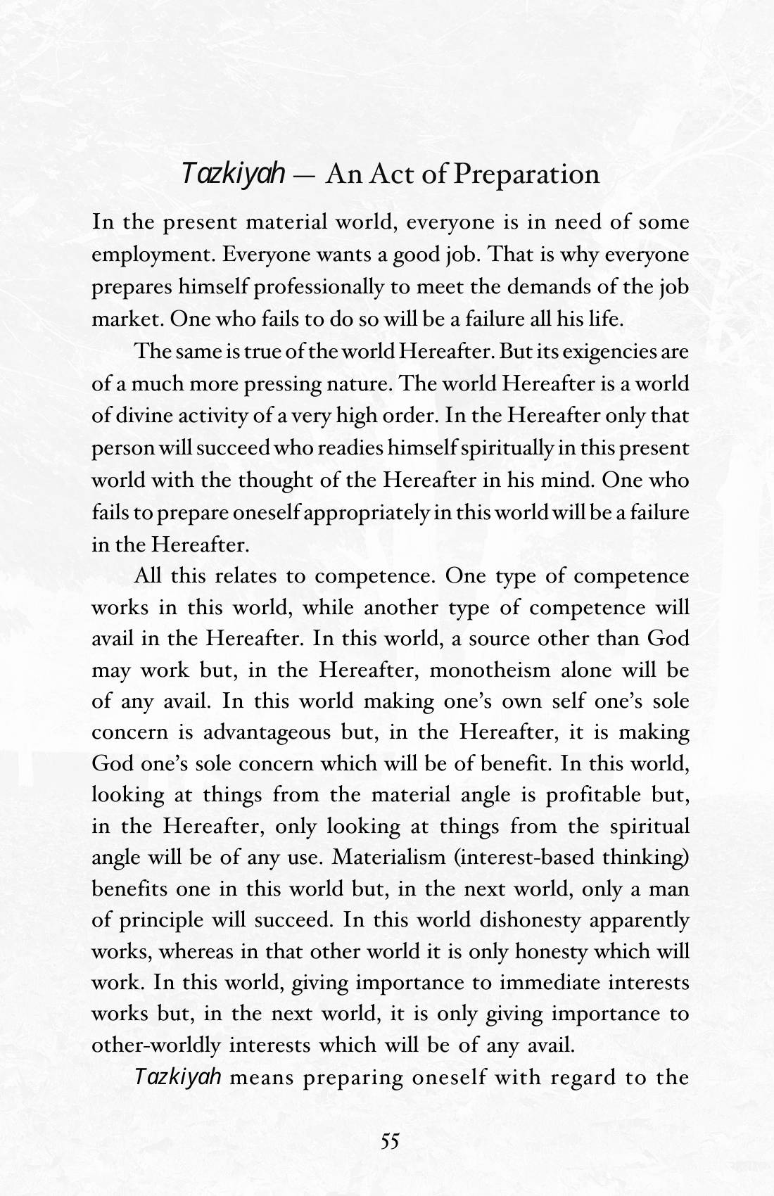 The printed page