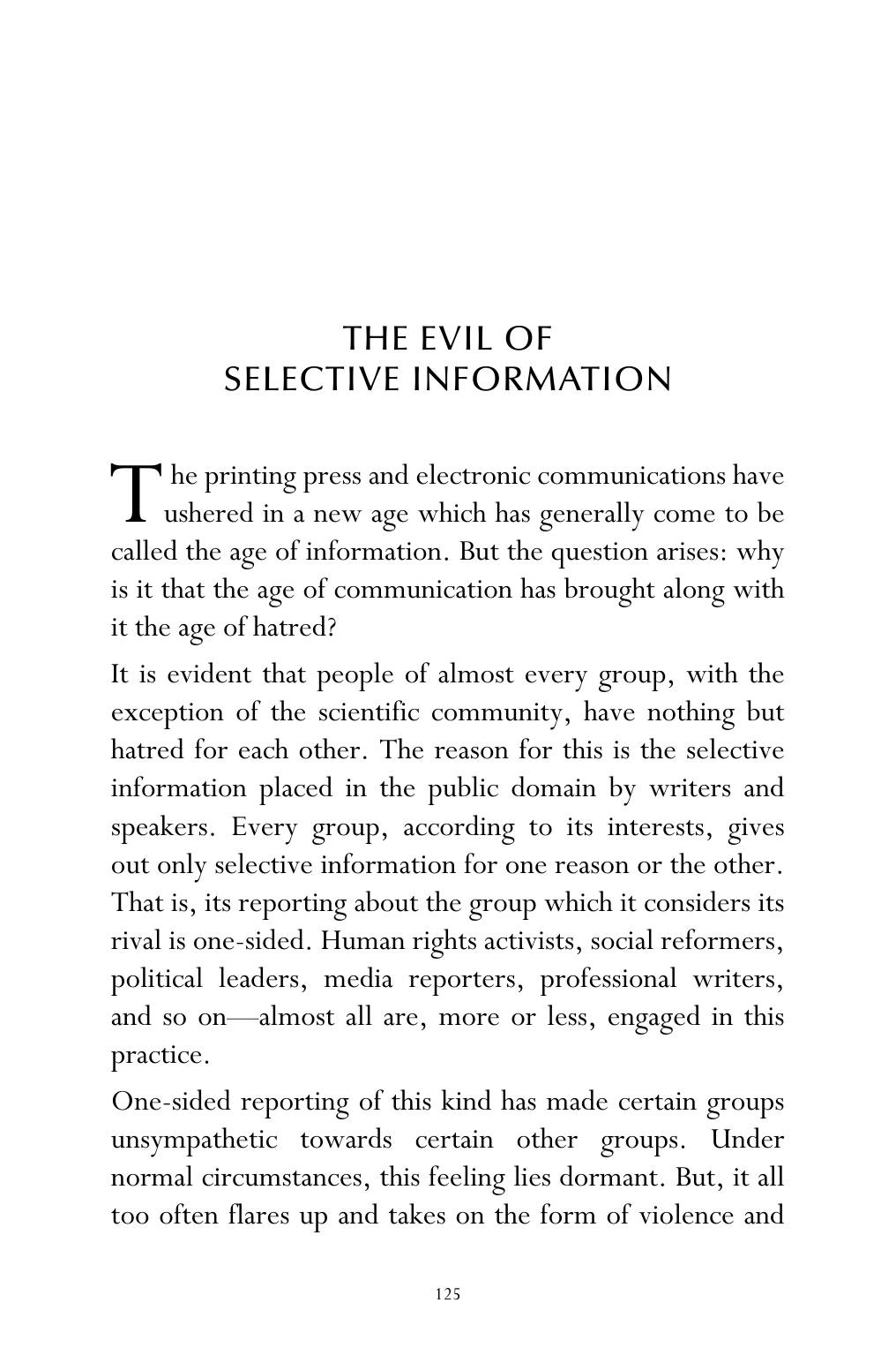 The printed page